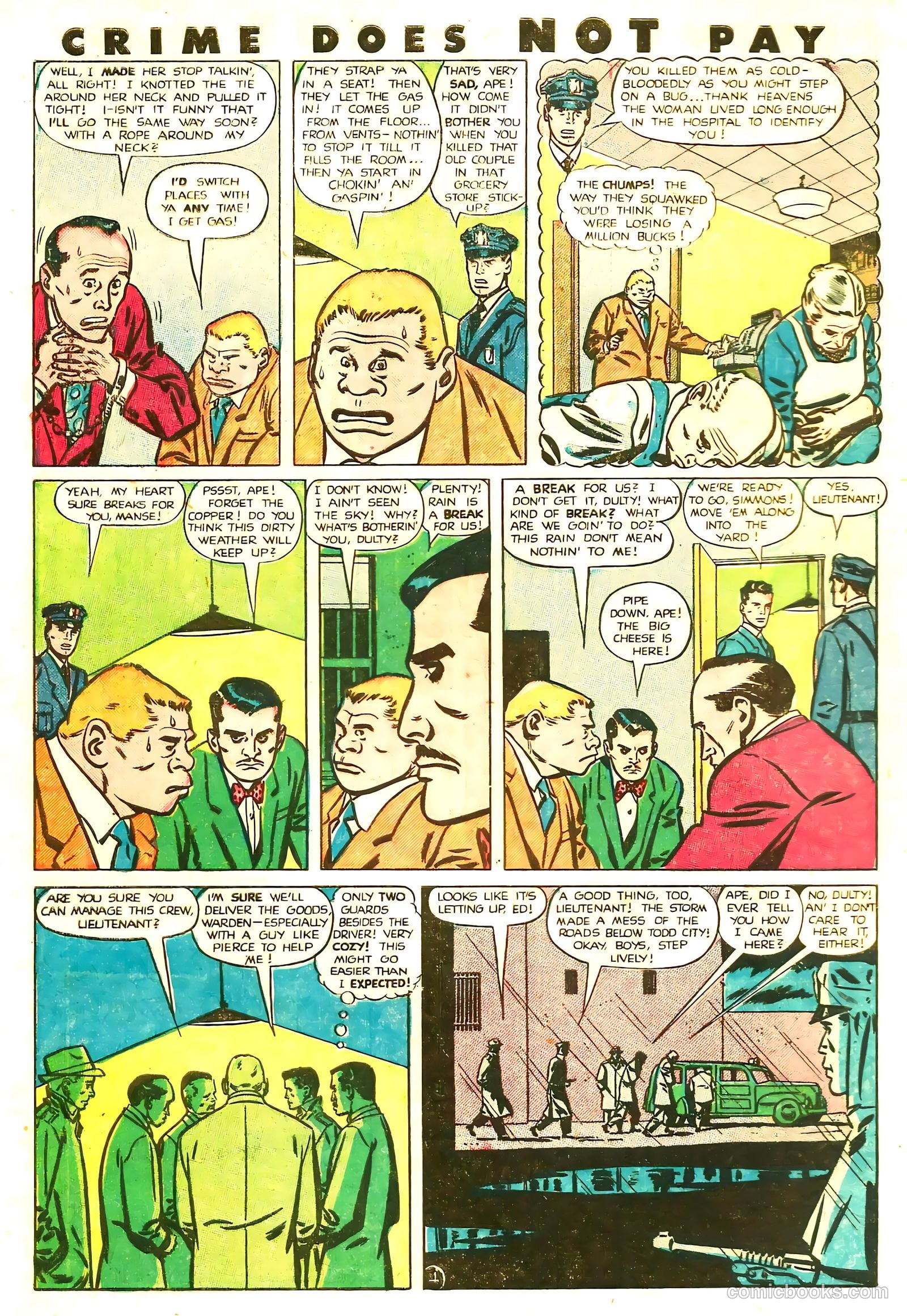 Crime Does Not Pay #85 (1950) — page 6 of 52