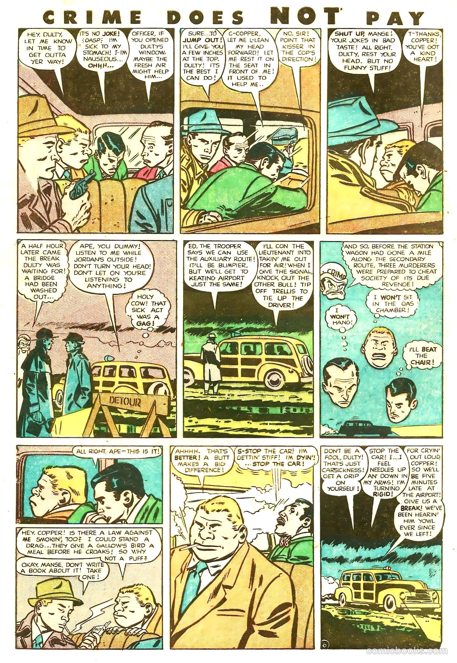 Crime Does Not Pay #85 (1950) — page 8 of 52