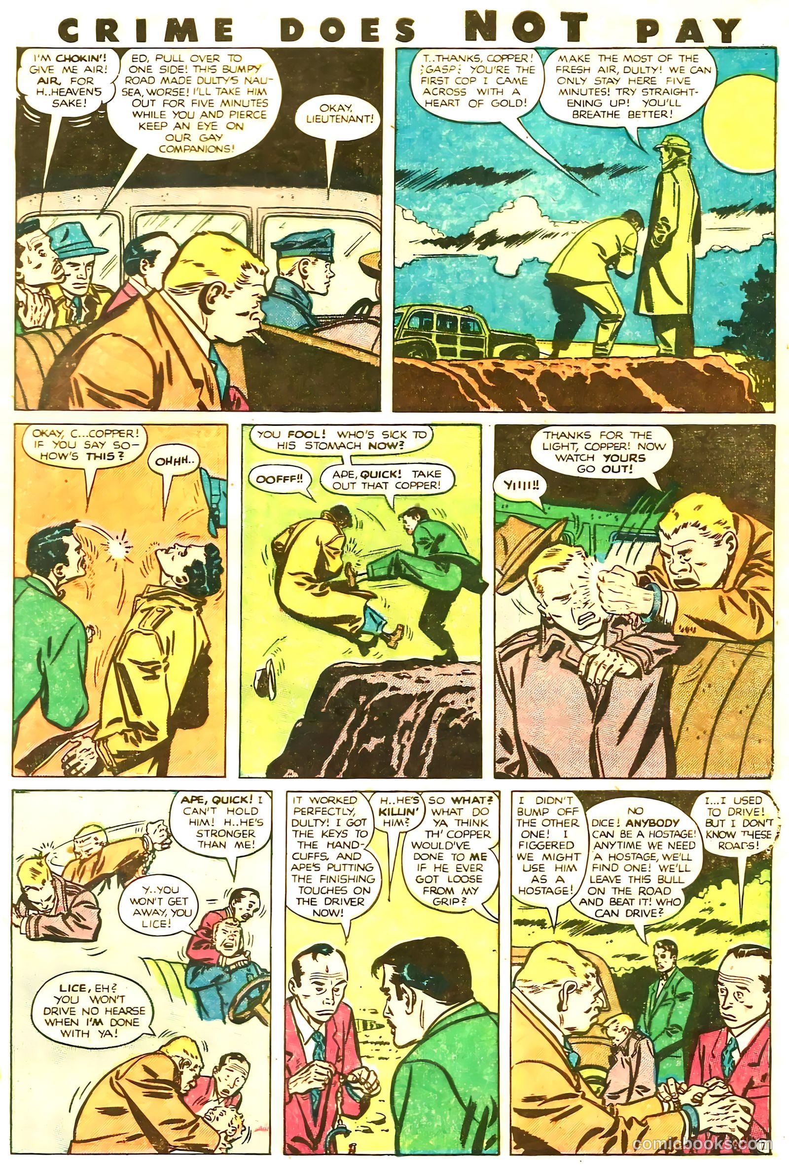 Crime Does Not Pay #85 (1950) — page 9 of 52