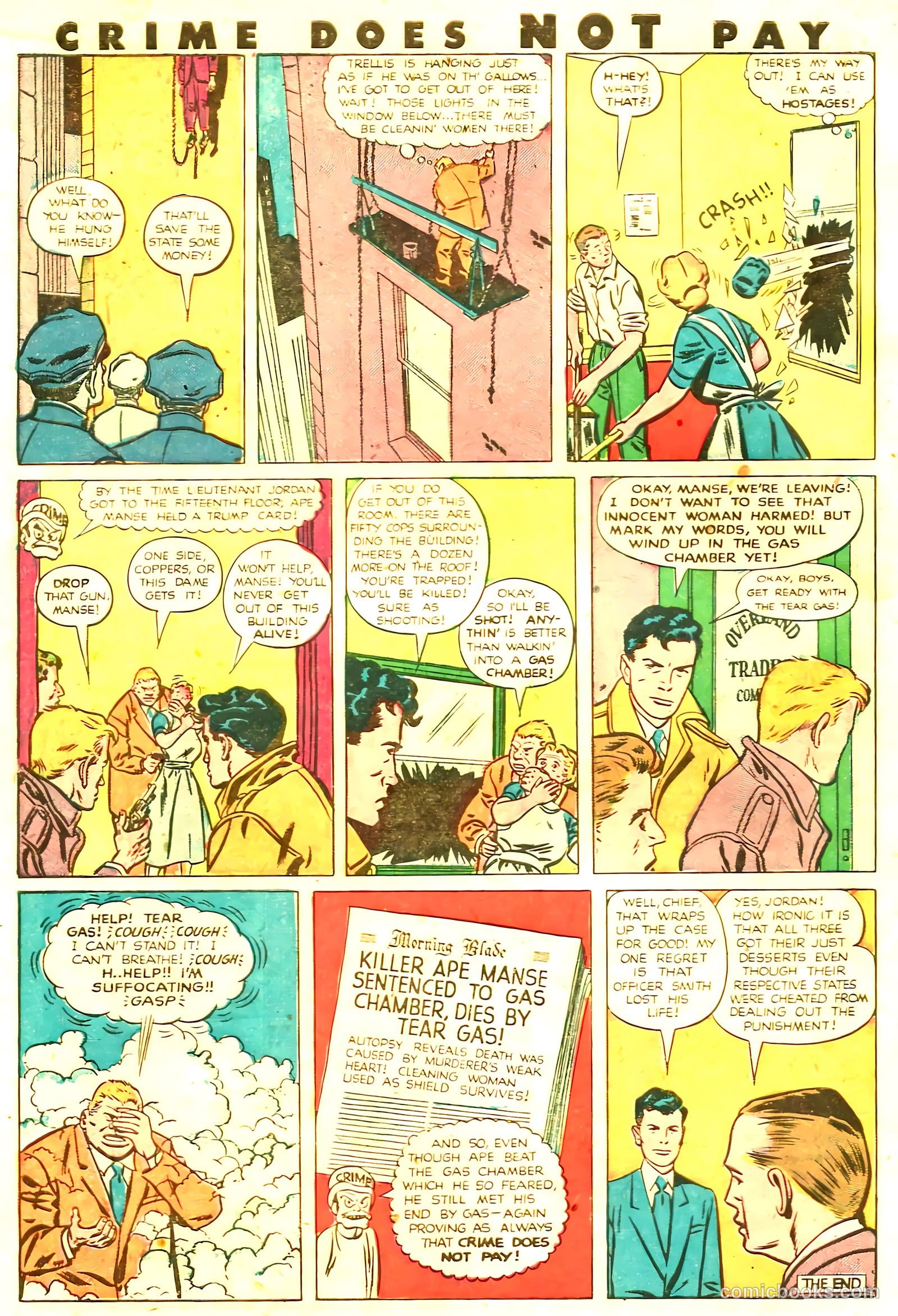 Crime Does Not Pay #85 (1950) — page 14 of 52