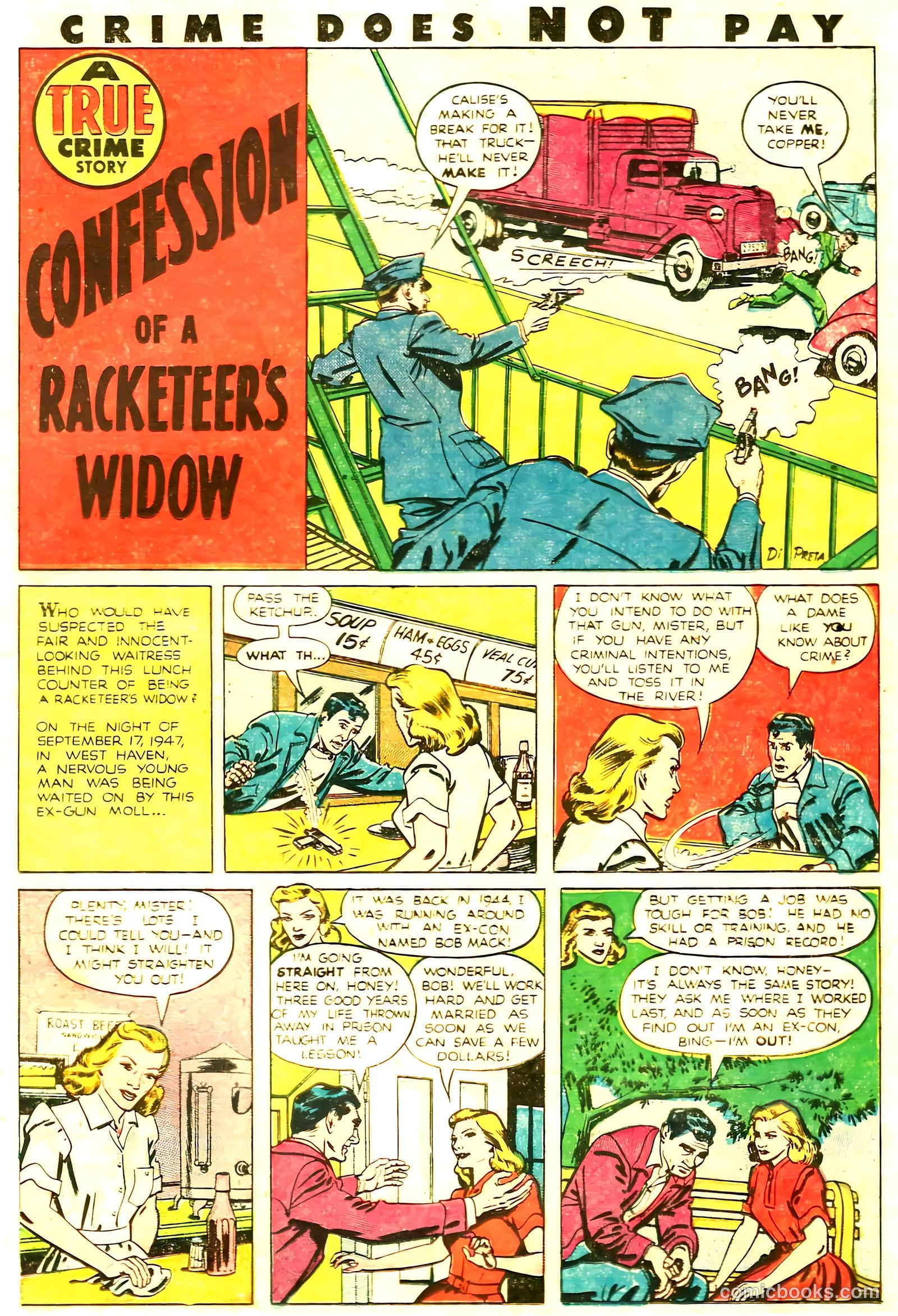 Crime Does Not Pay #85 (1950) — page 17 of 52