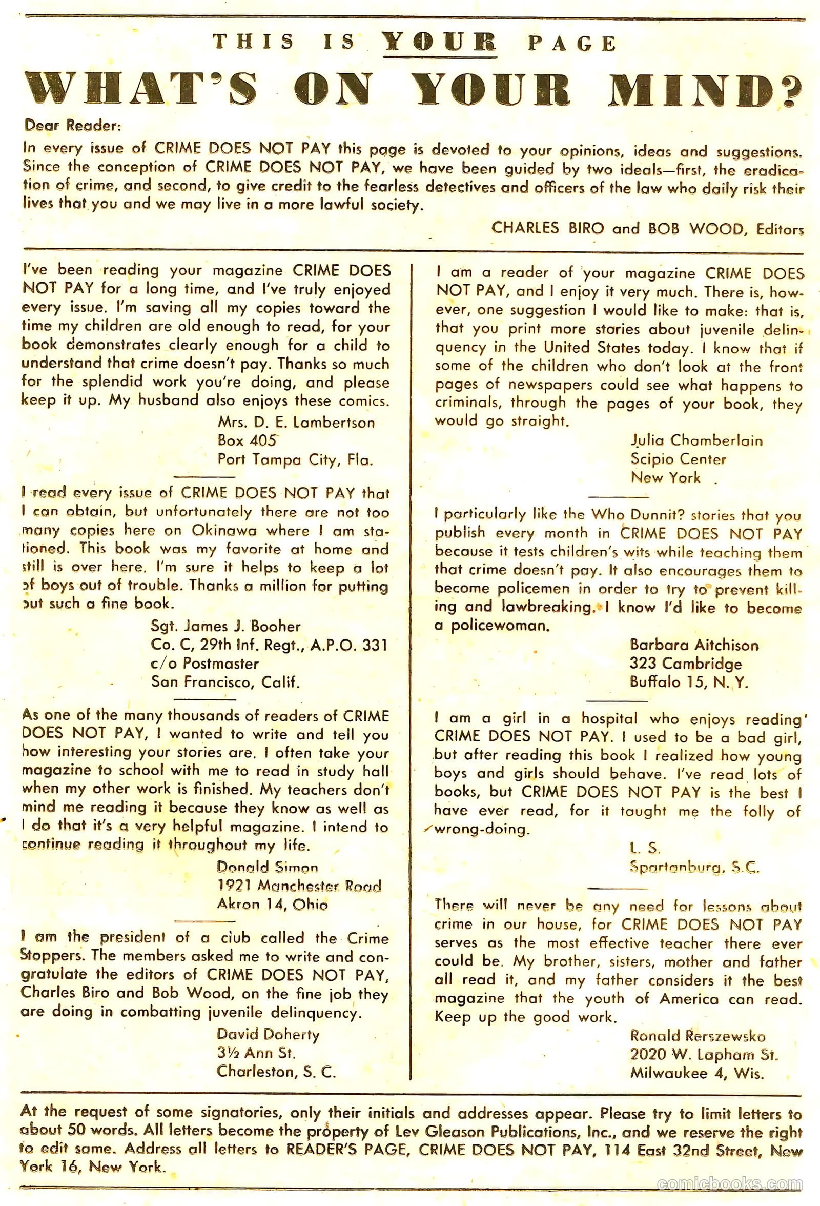 Crime Does Not Pay #85 (1950) — page 26 of 52