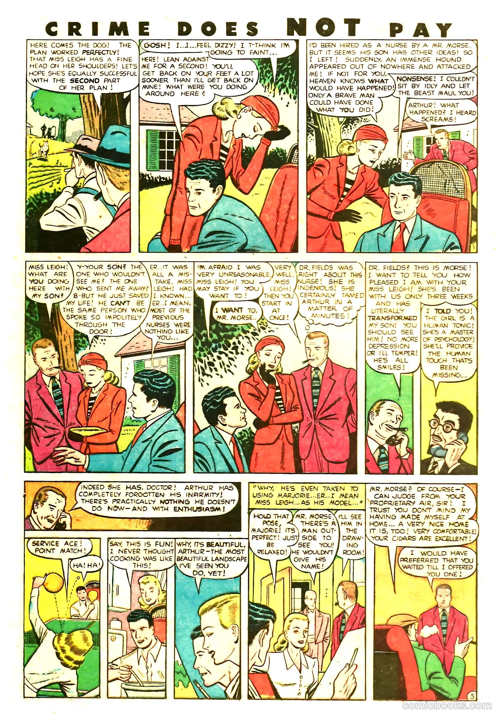 Crime Does Not Pay #85 (1950) — page 32 of 52
