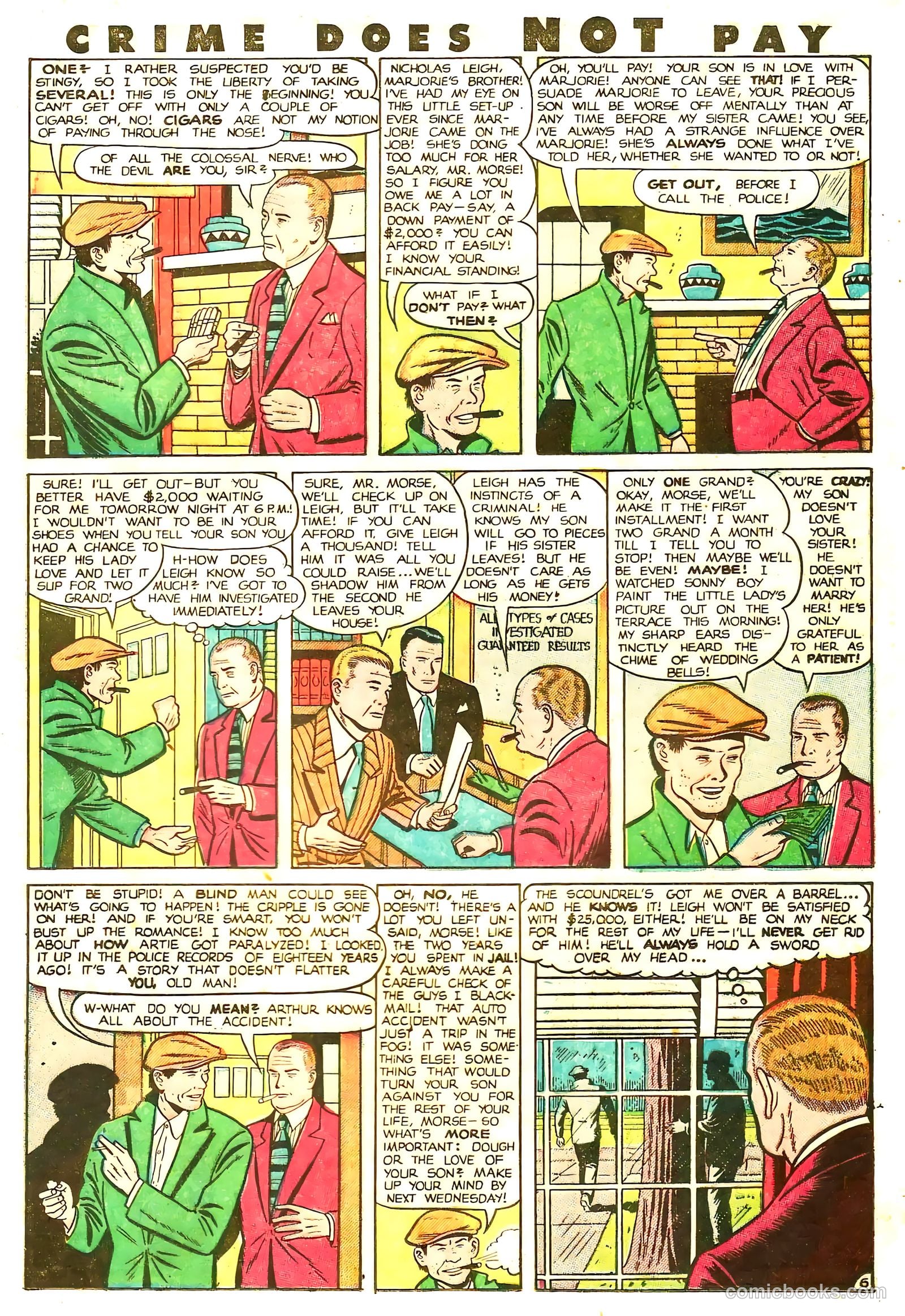 Crime Does Not Pay #85 (1950) — page 33 of 52