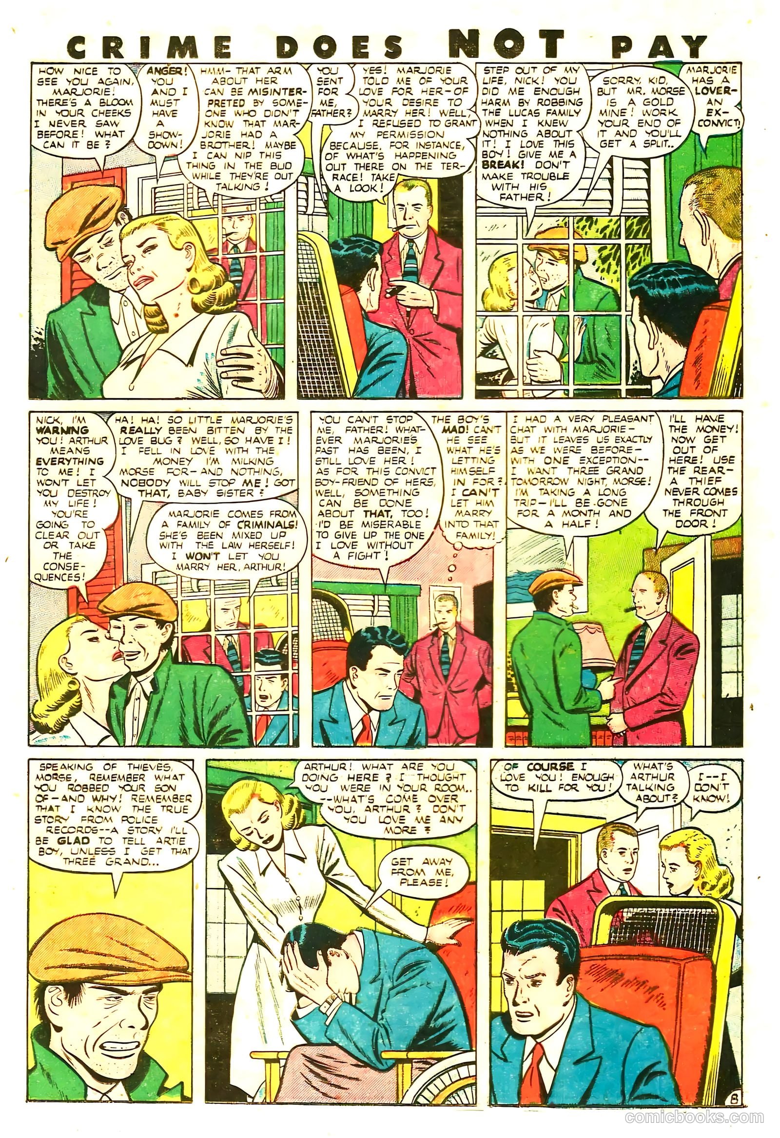 Crime Does Not Pay #85 (1950) — page 35 of 52