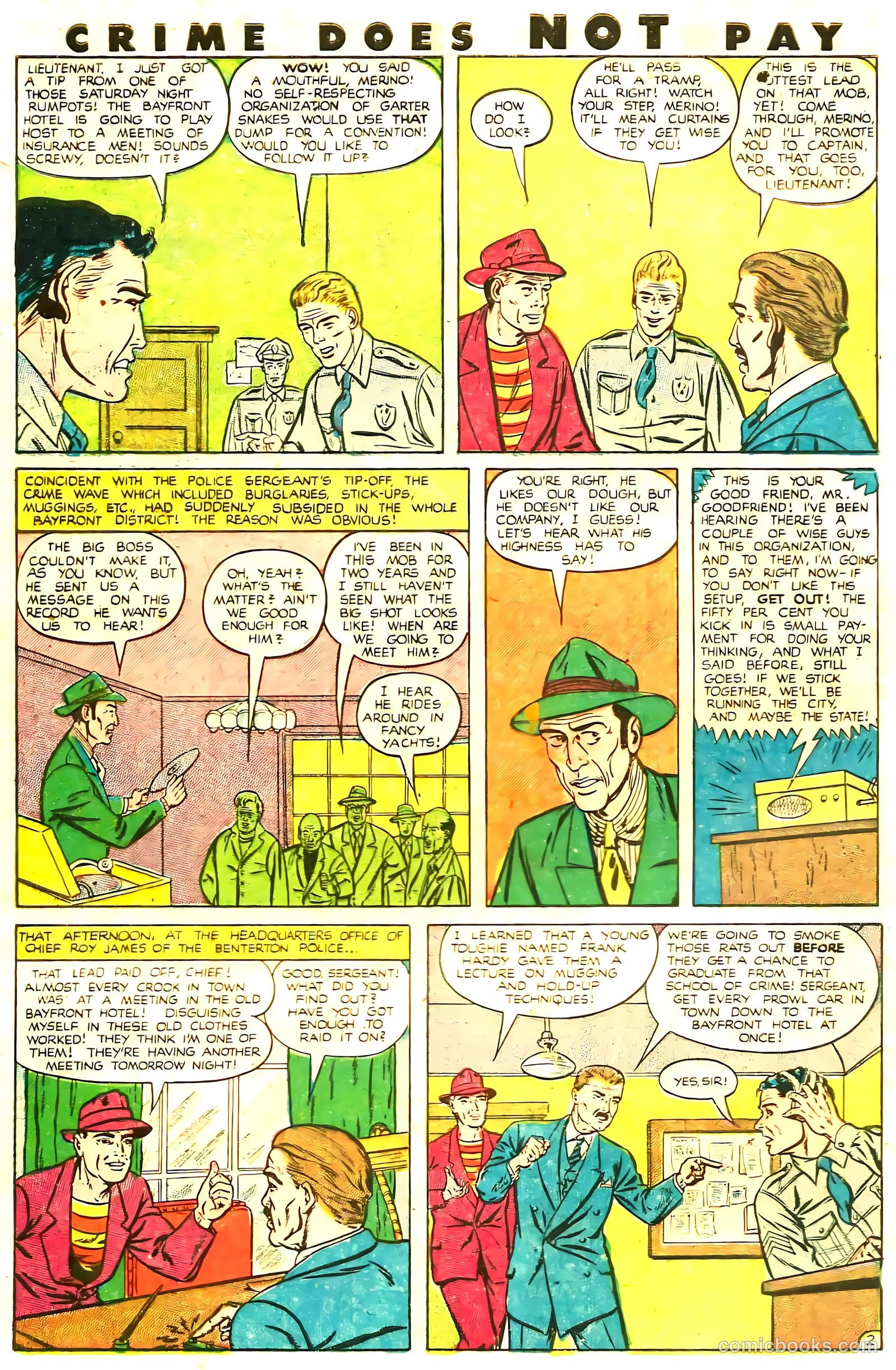 Crime Does Not Pay #85 (1950) — page 42 of 52