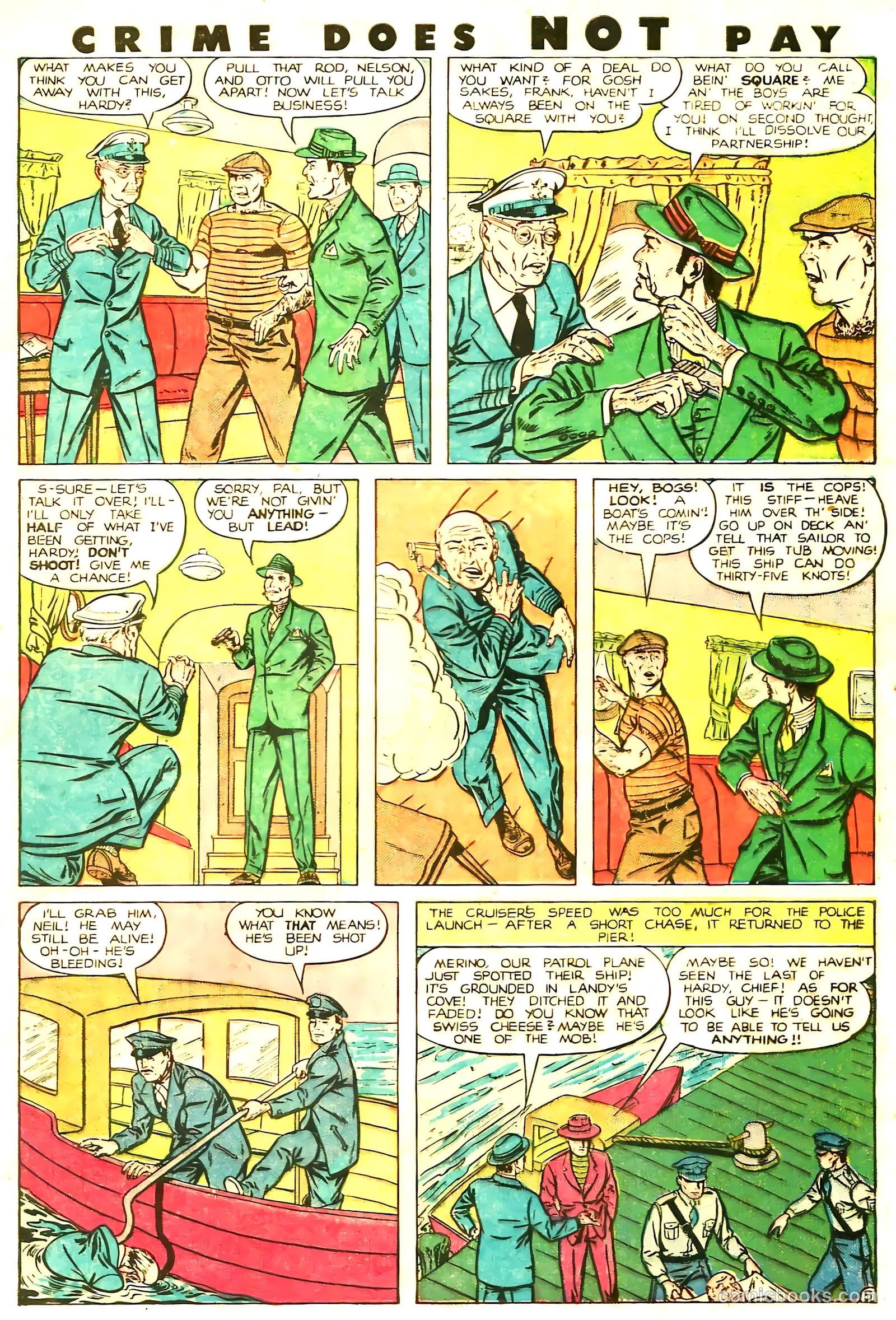 Crime Does Not Pay #85 (1950) — page 45 of 52
