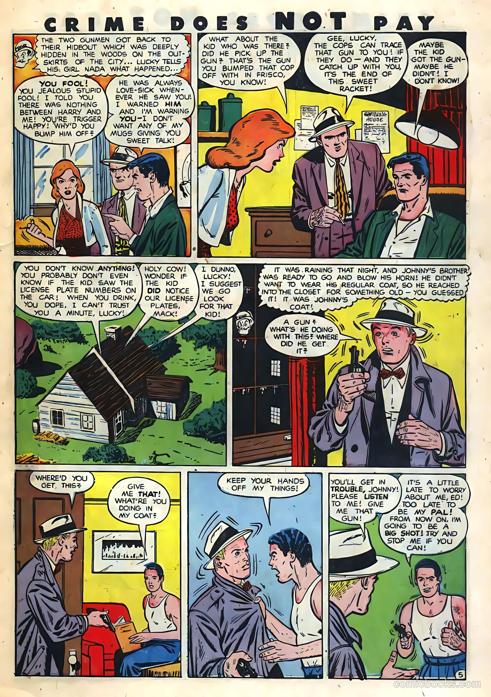 Crime Does Not Pay #86 (1950) — page 7 of 51