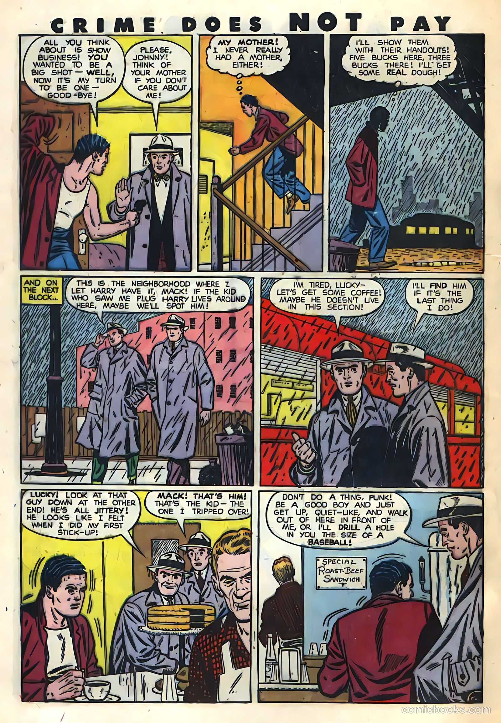 Crime Does Not Pay #86 (1950) — page 8 of 51