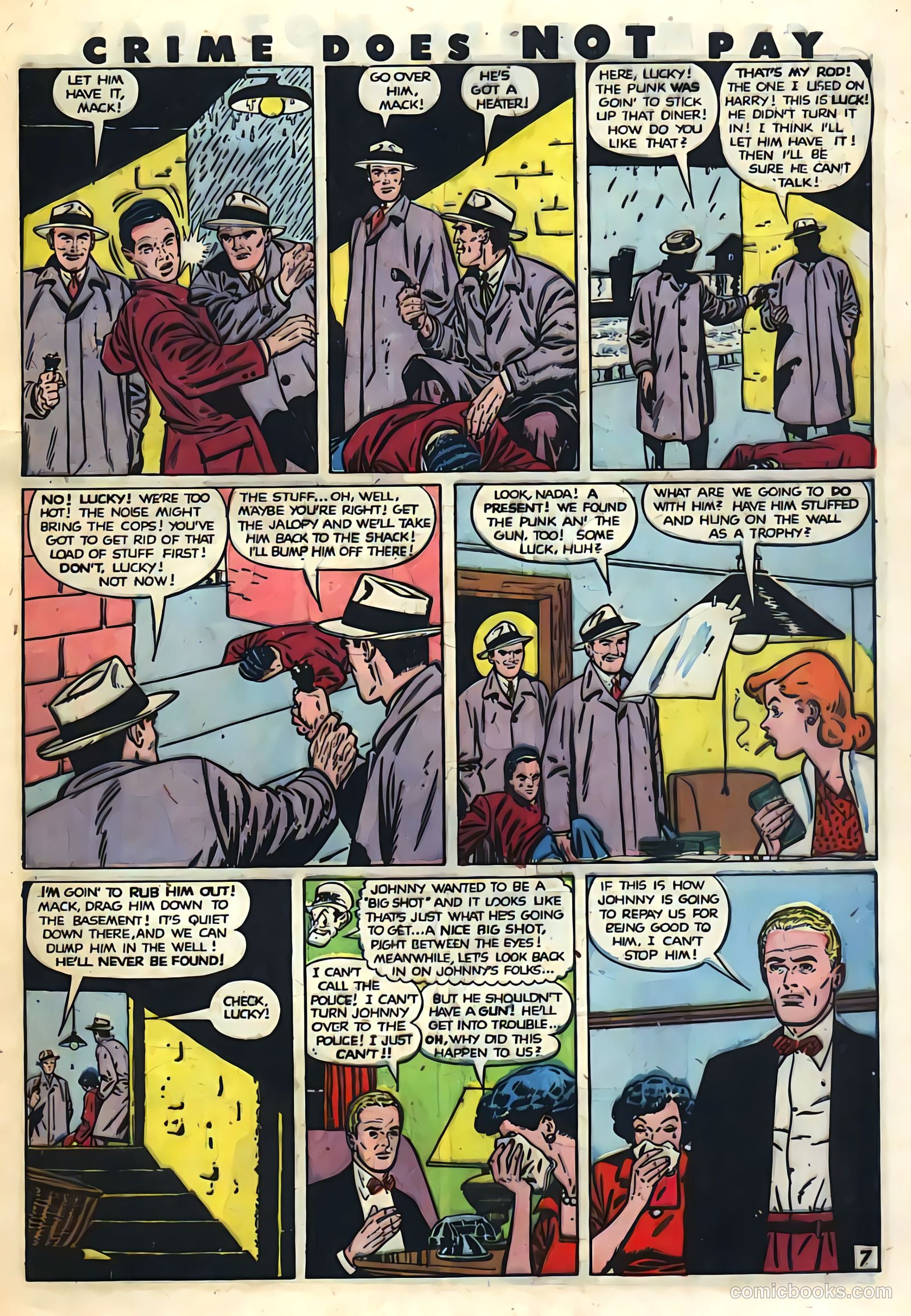 Crime Does Not Pay #86 (1950) — page 9 of 51