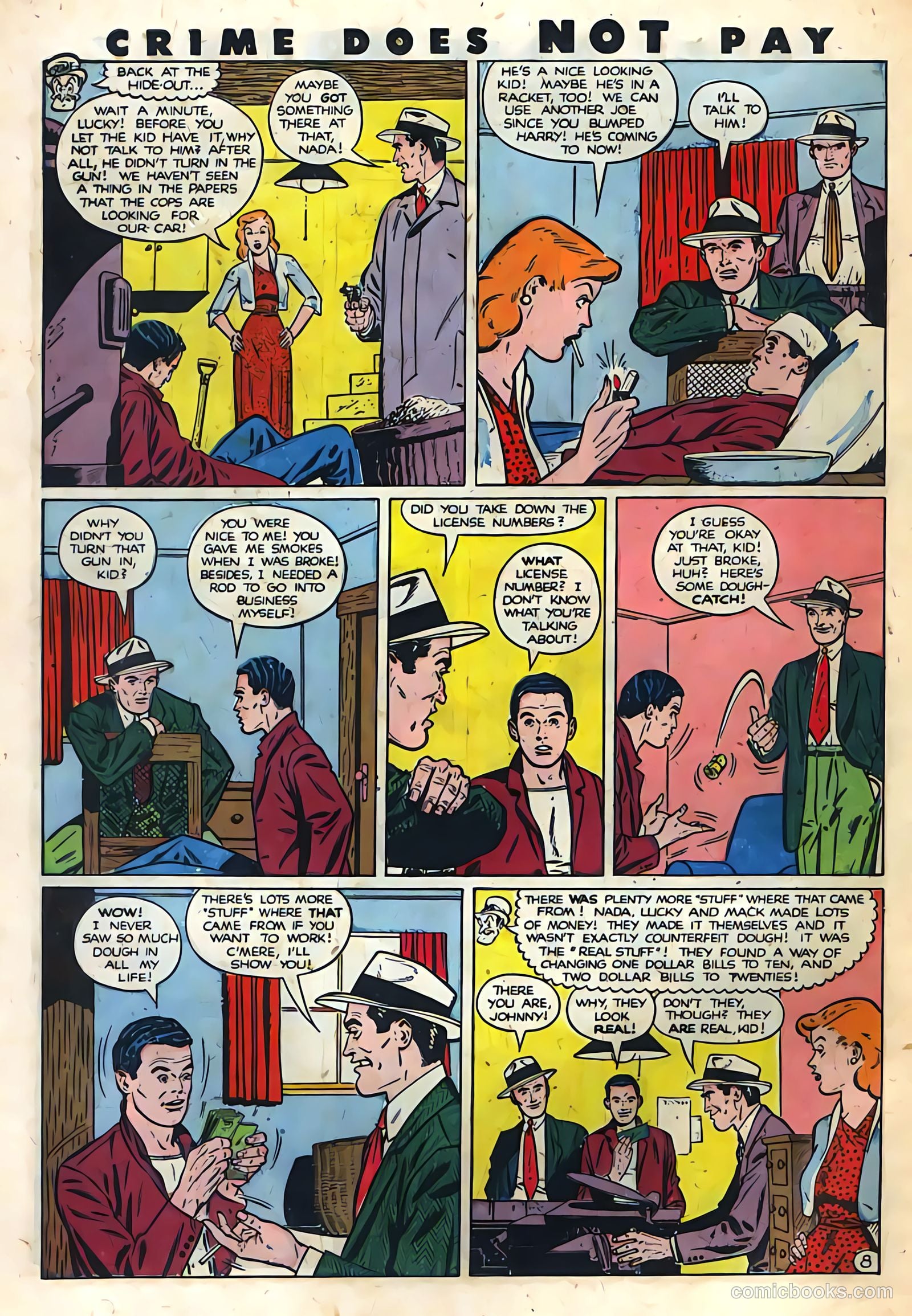 Crime Does Not Pay #86 (1950) — page 10 of 51