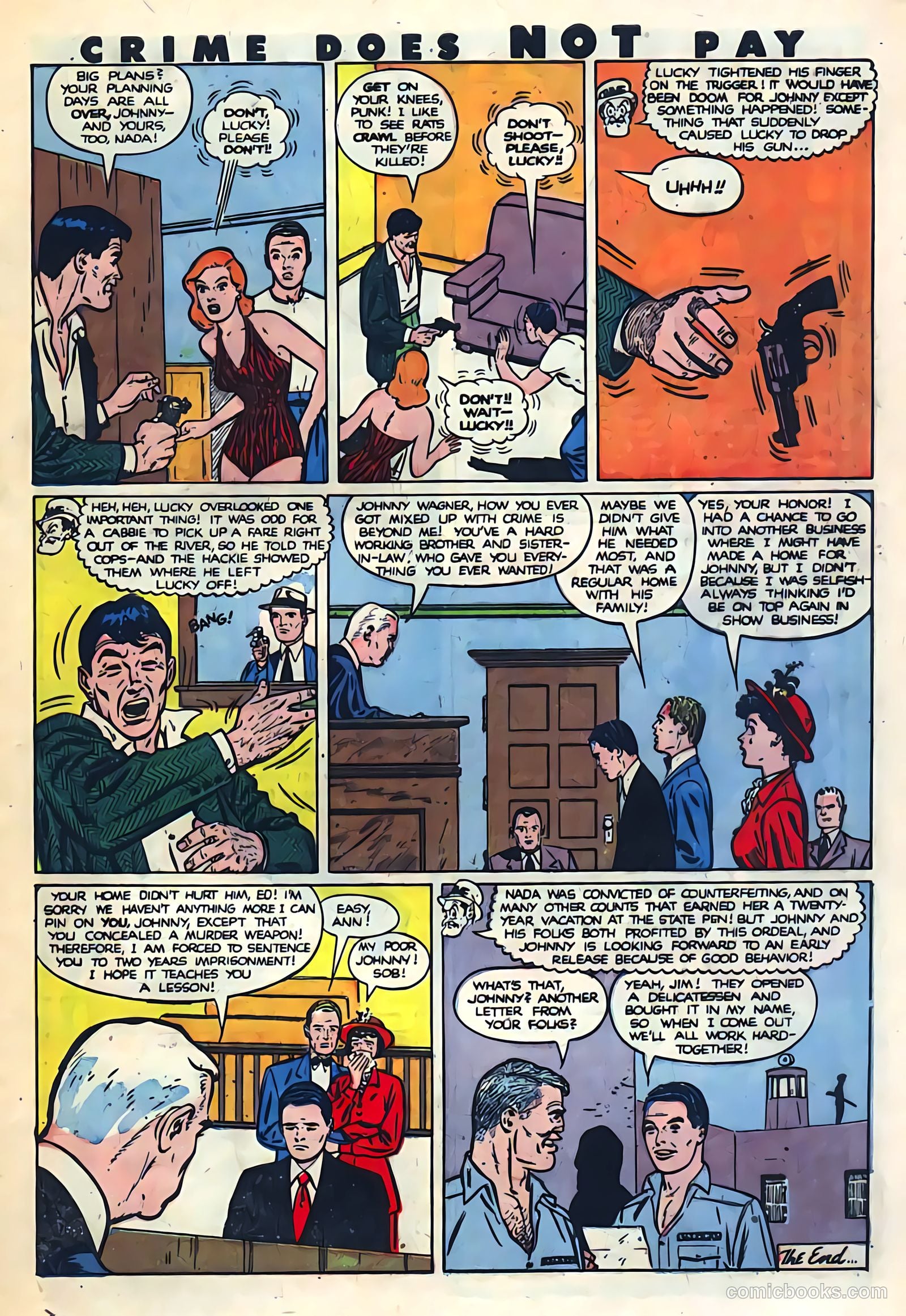 Crime Does Not Pay #86 (1950) — page 13 of 51