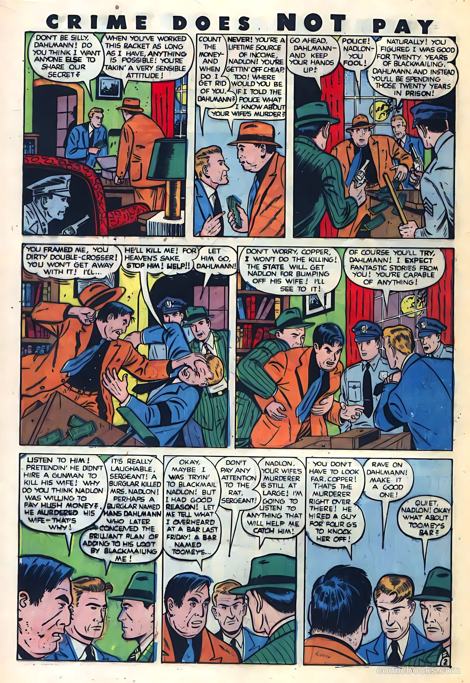 Crime Does Not Pay #86 (1950) — page 18 of 51