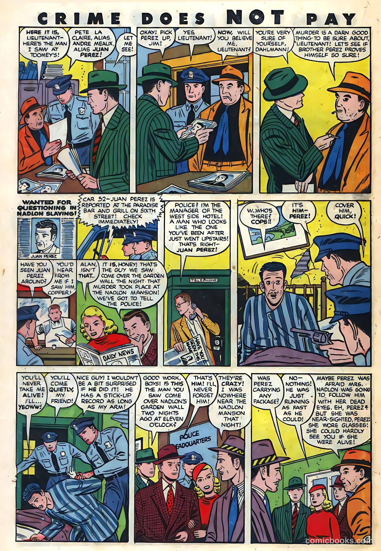 Crime Does Not Pay #86 (1950) — page 22 of 51