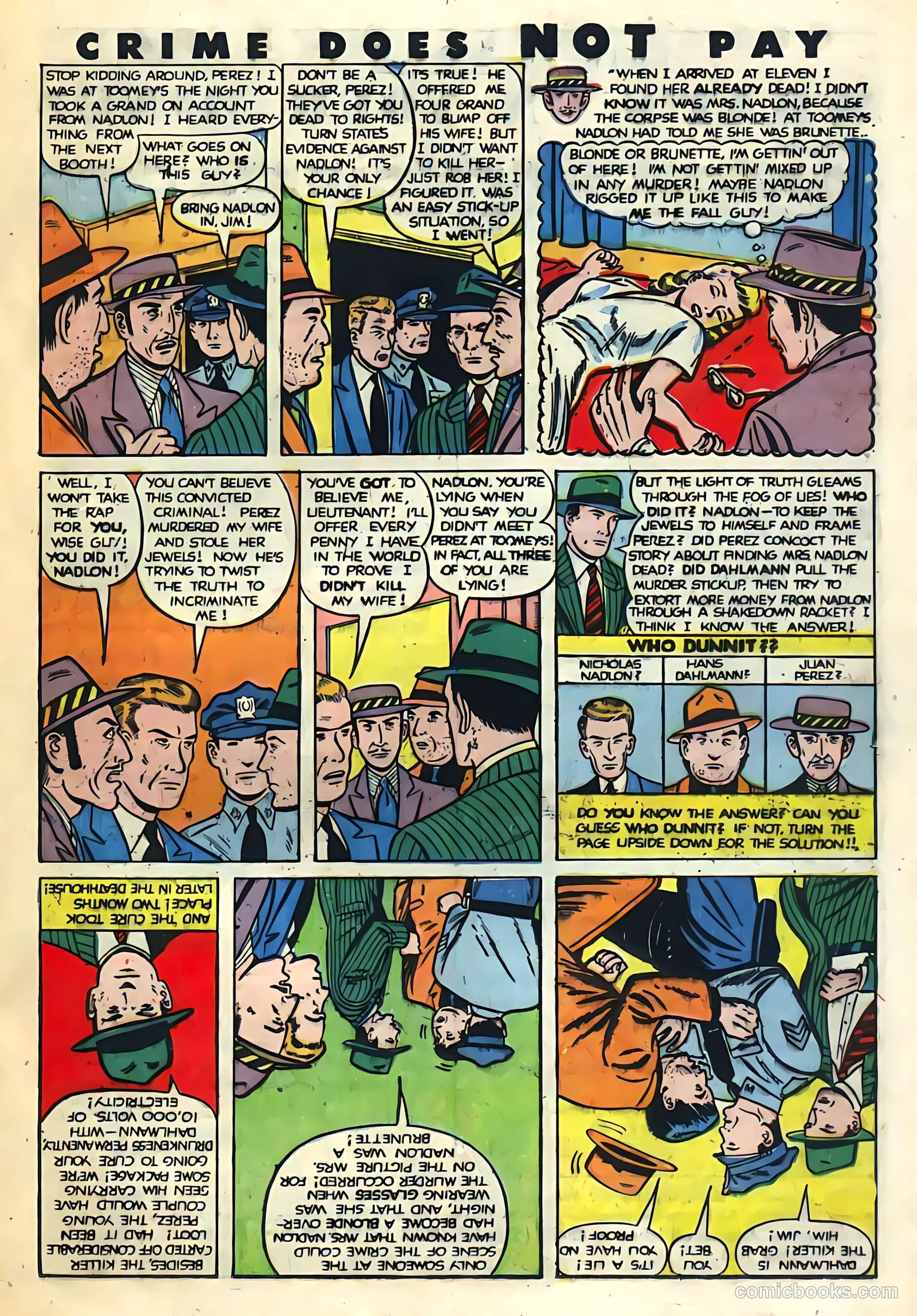 Crime Does Not Pay #86 (1950) — page 23 of 51