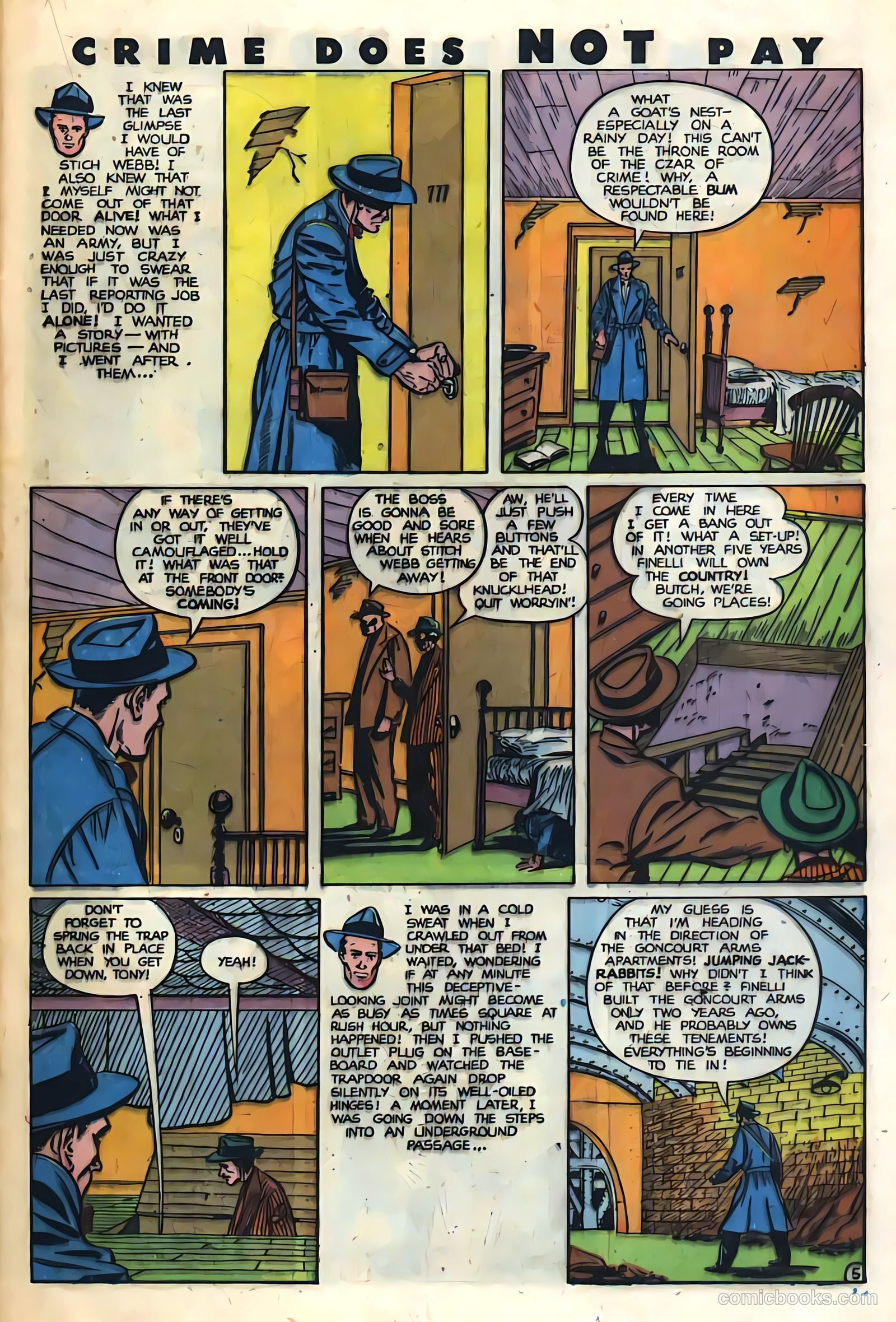 Crime Does Not Pay #86 (1950) — page 32 of 51
