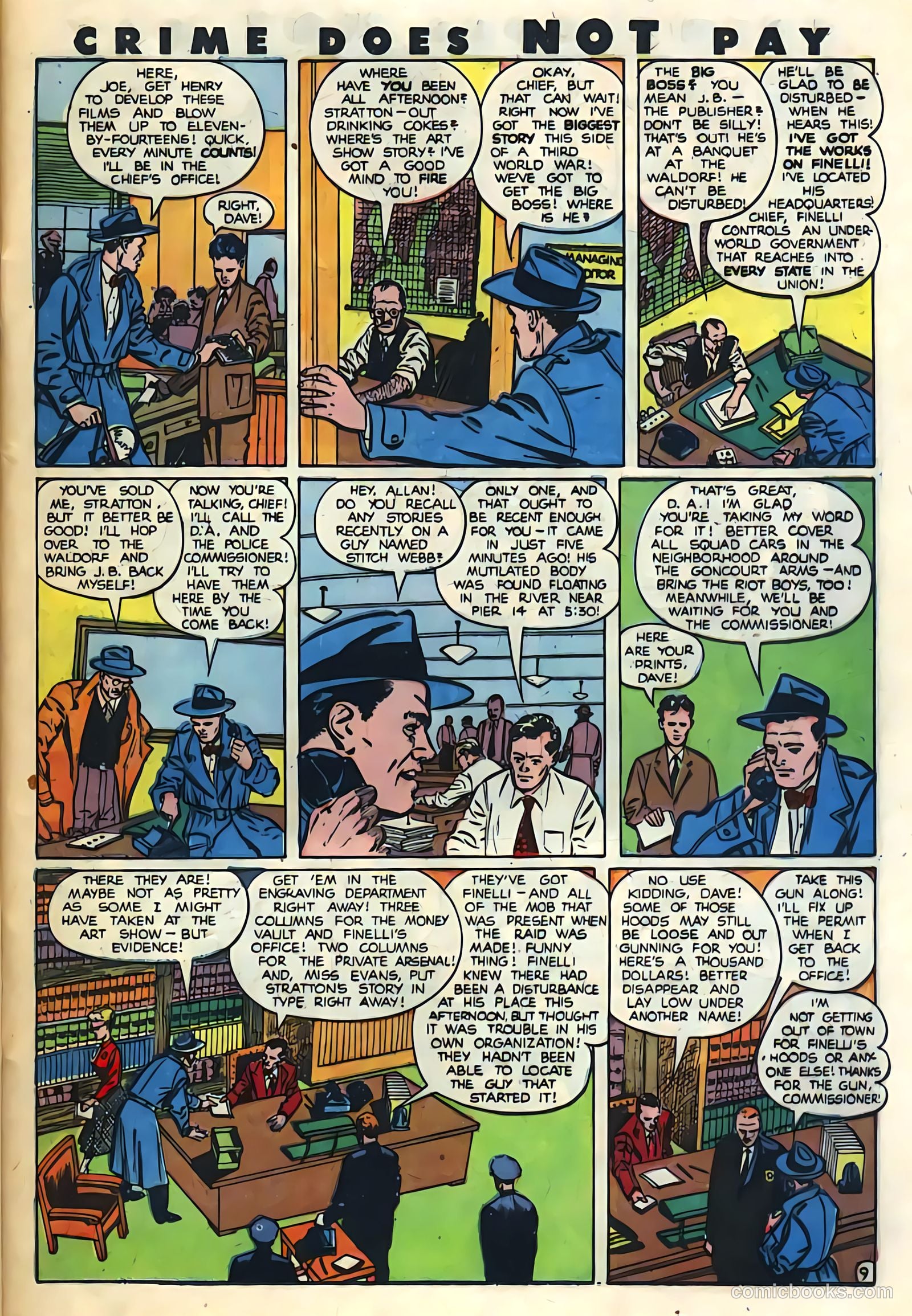 Crime Does Not Pay #86 (1950) — page 36 of 51