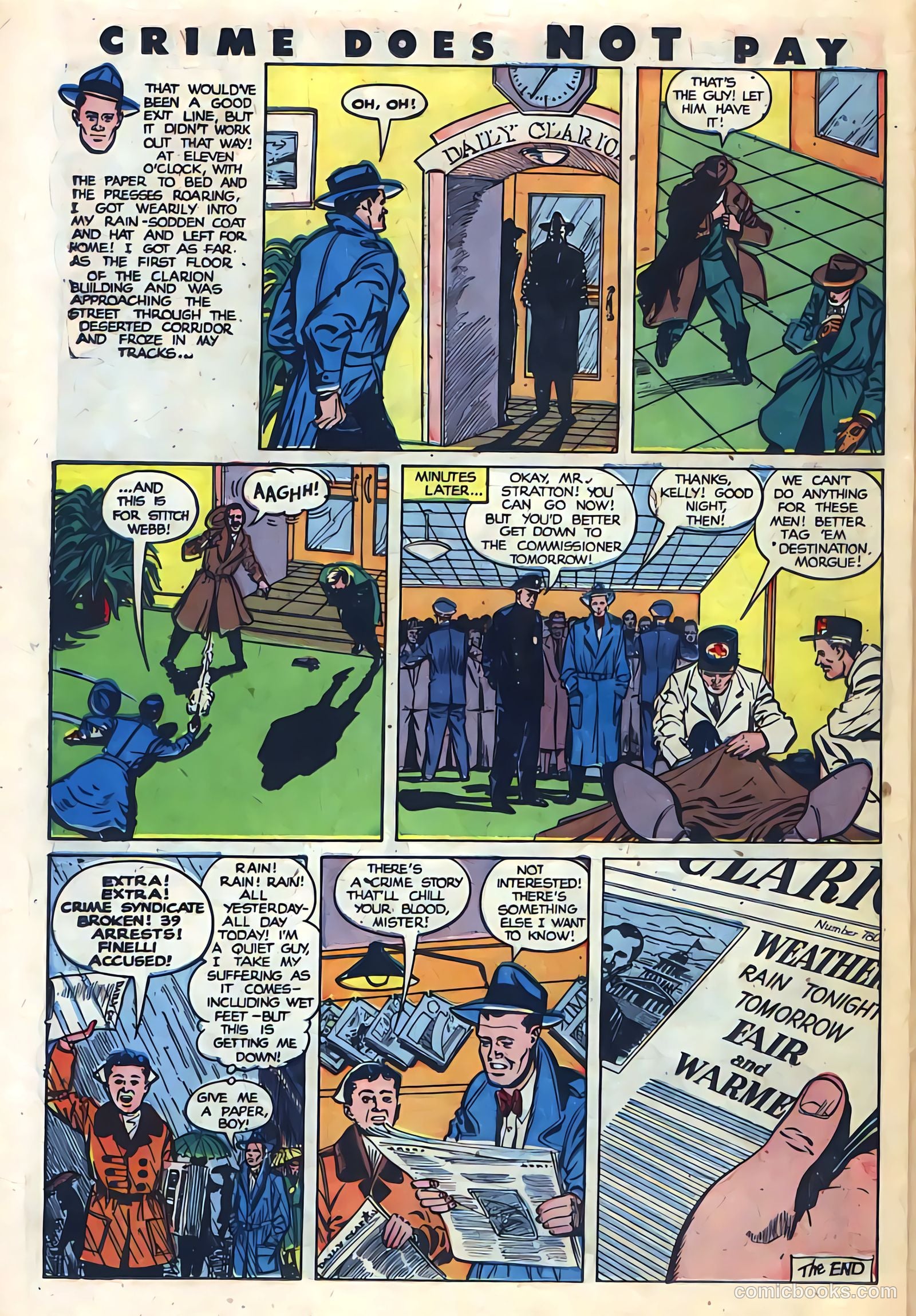 Crime Does Not Pay #86 (1950) — page 37 of 51