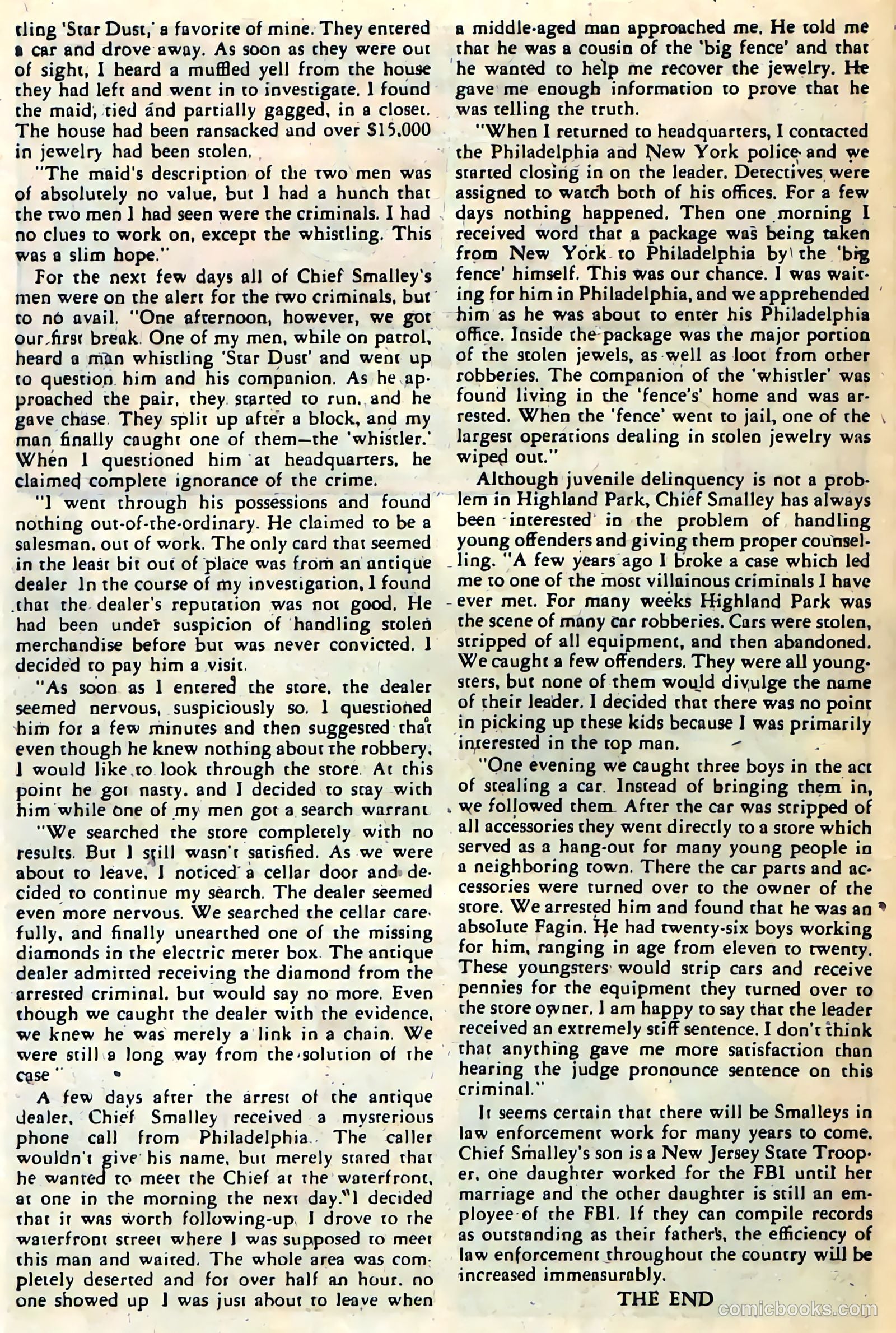 Crime Does Not Pay #86 (1950) — page 39 of 51
