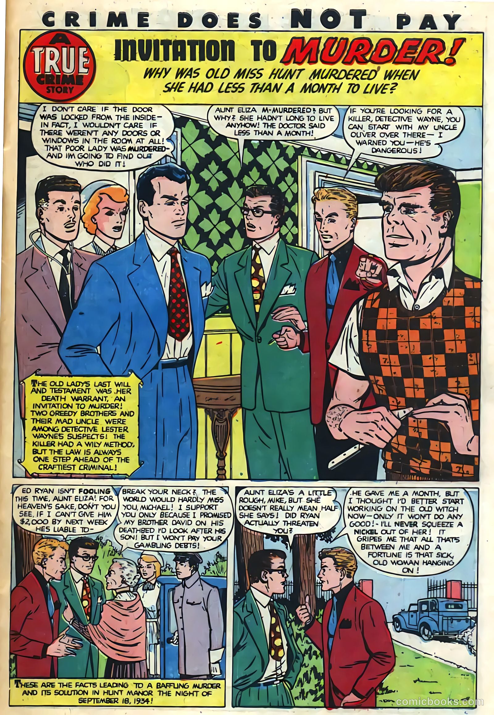 Crime Does Not Pay #86 (1950) — page 40 of 51
