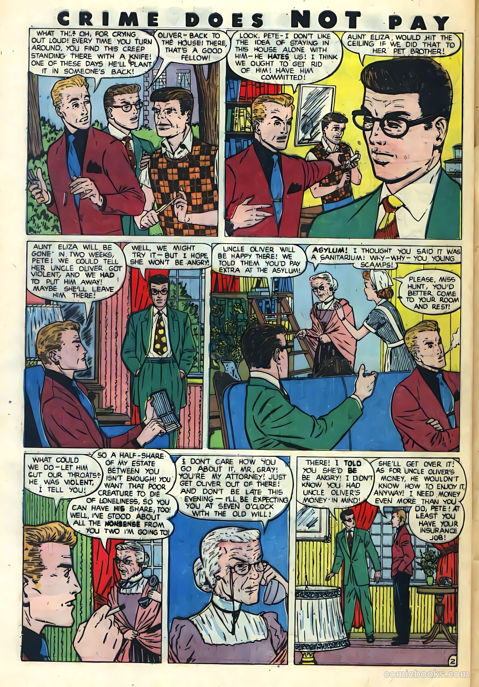 Crime Does Not Pay #86 (1950) — page 41 of 51