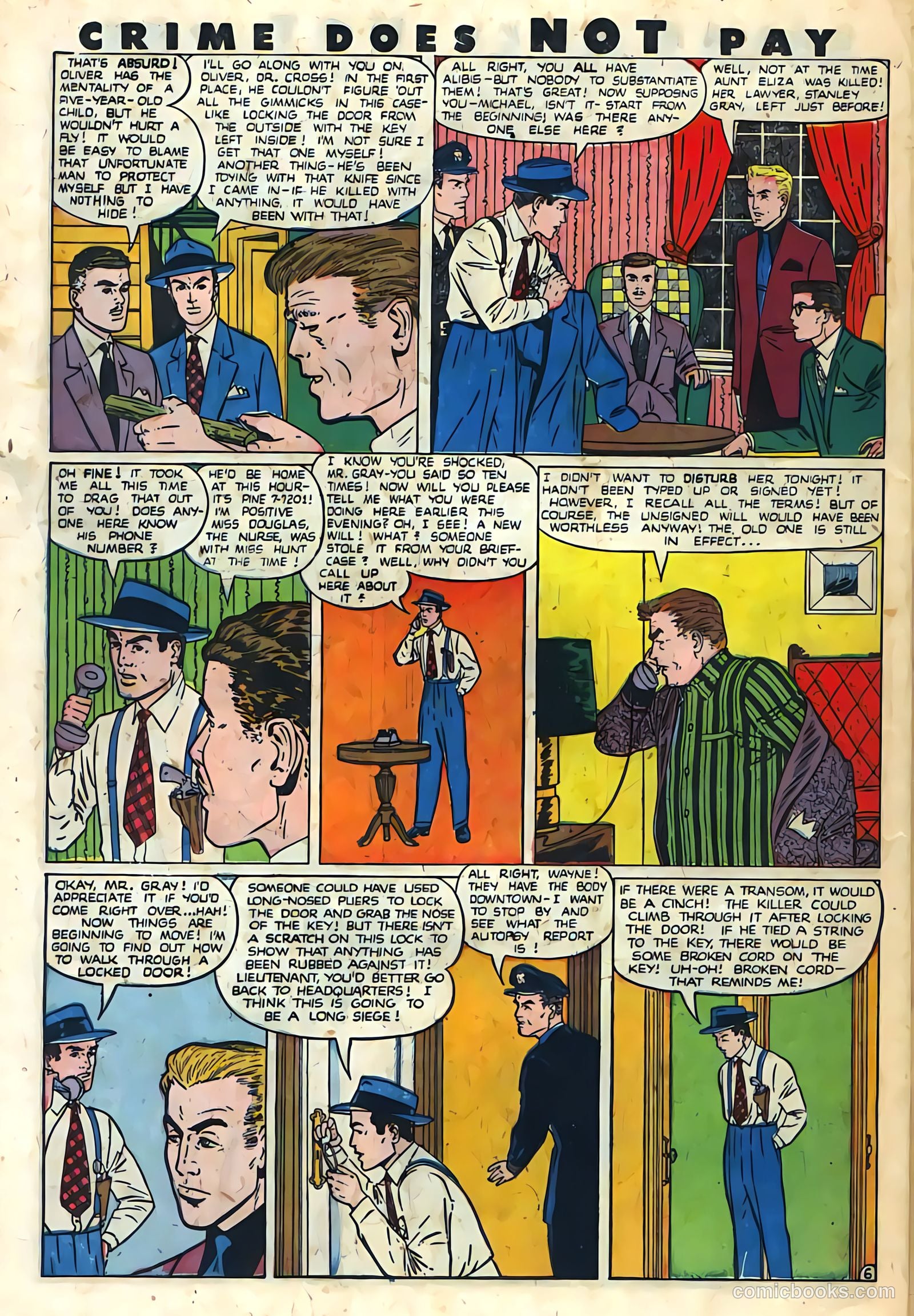 Crime Does Not Pay #86 (1950) — page 45 of 51