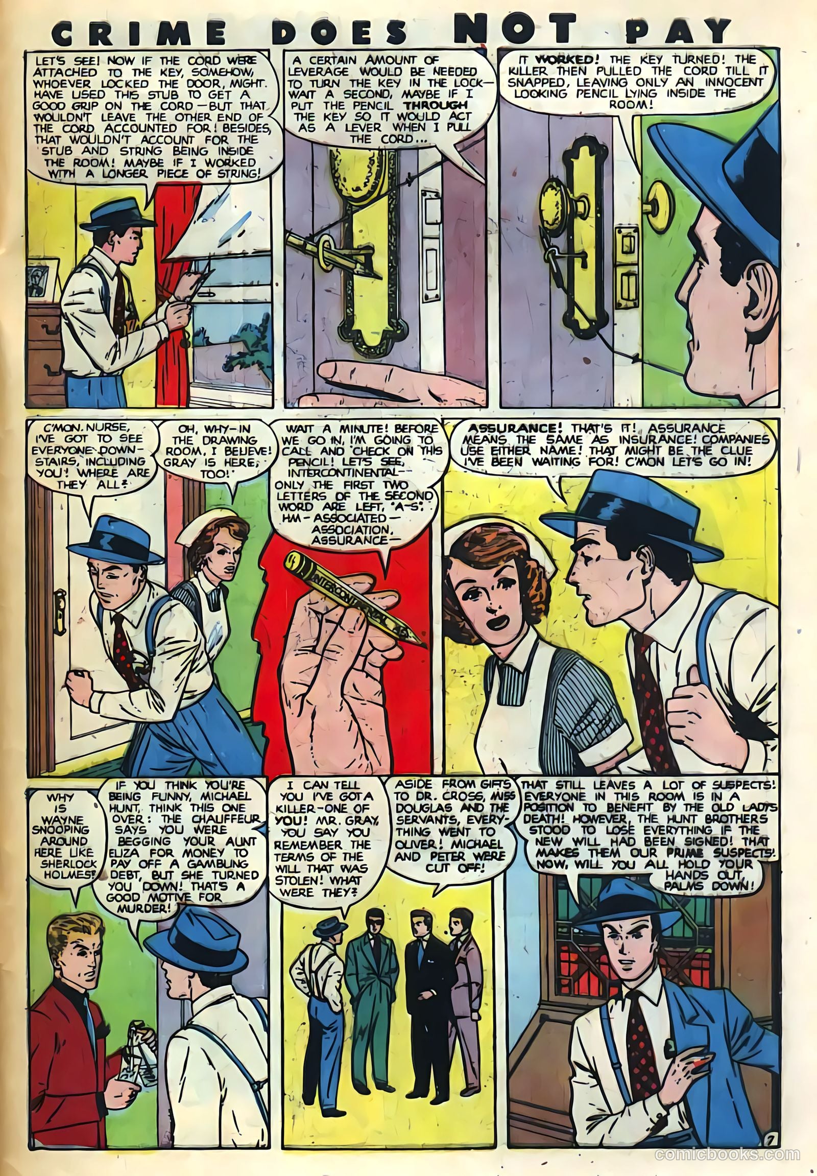 Crime Does Not Pay #86 (1950) — page 46 of 51