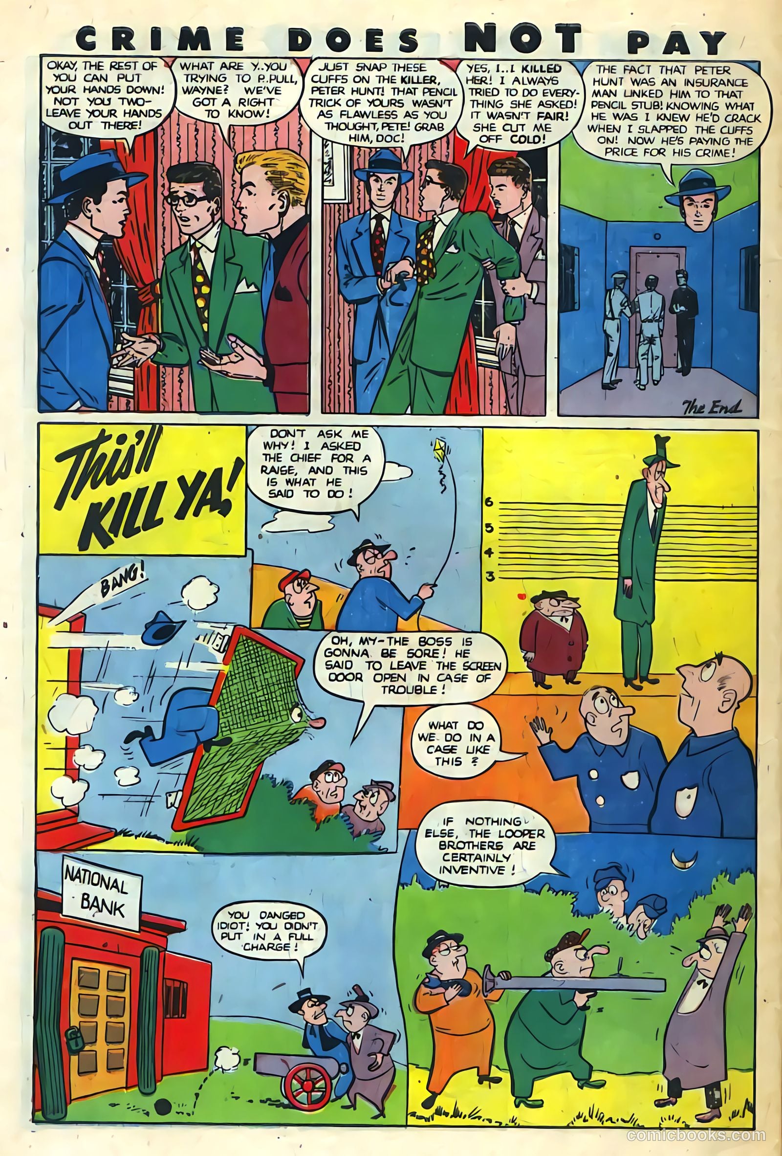 Crime Does Not Pay #86 (1950) — page 47 of 51