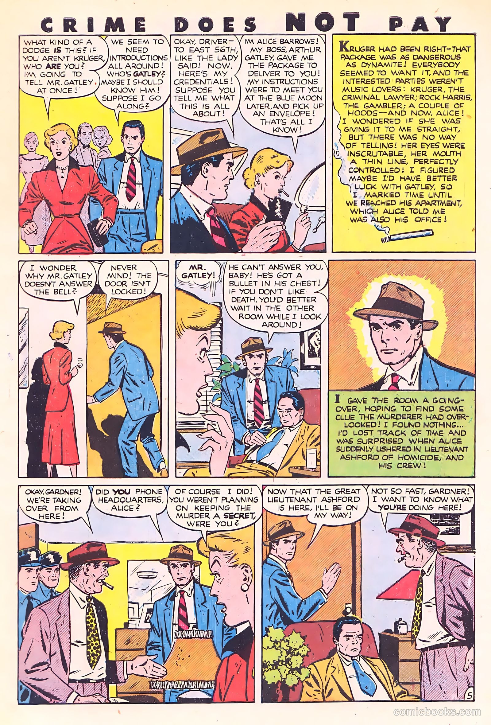 Crime Does Not Pay #87 (1950) — page 7 of 53