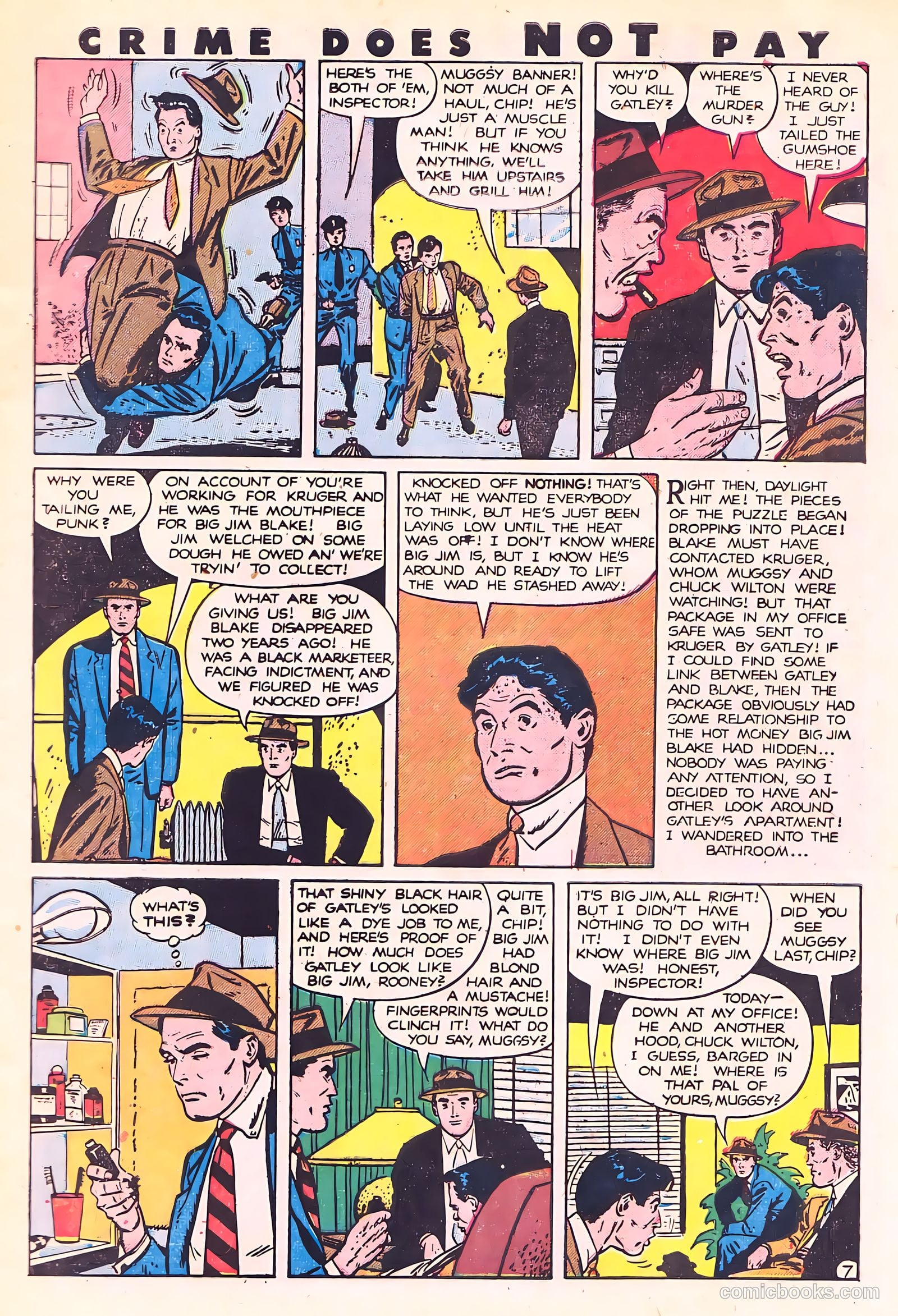 Crime Does Not Pay #87 (1950) — page 9 of 53