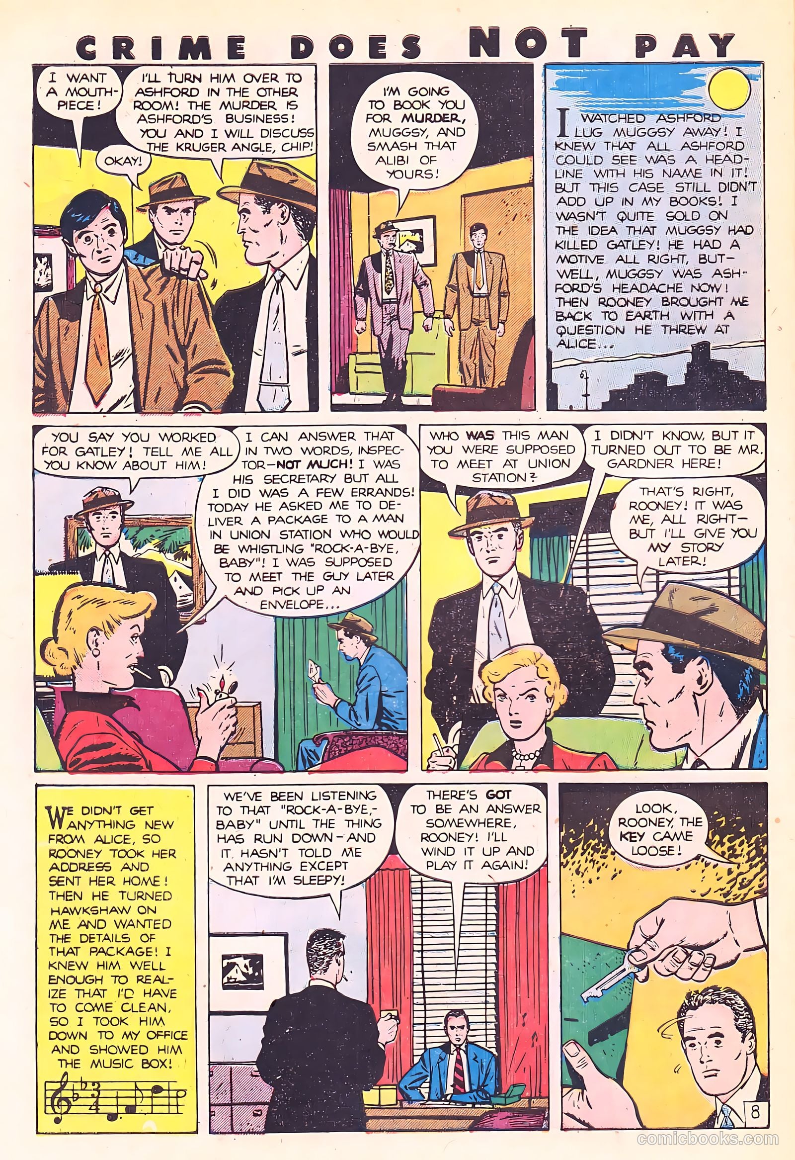Crime Does Not Pay #87 (1950) — page 10 of 53