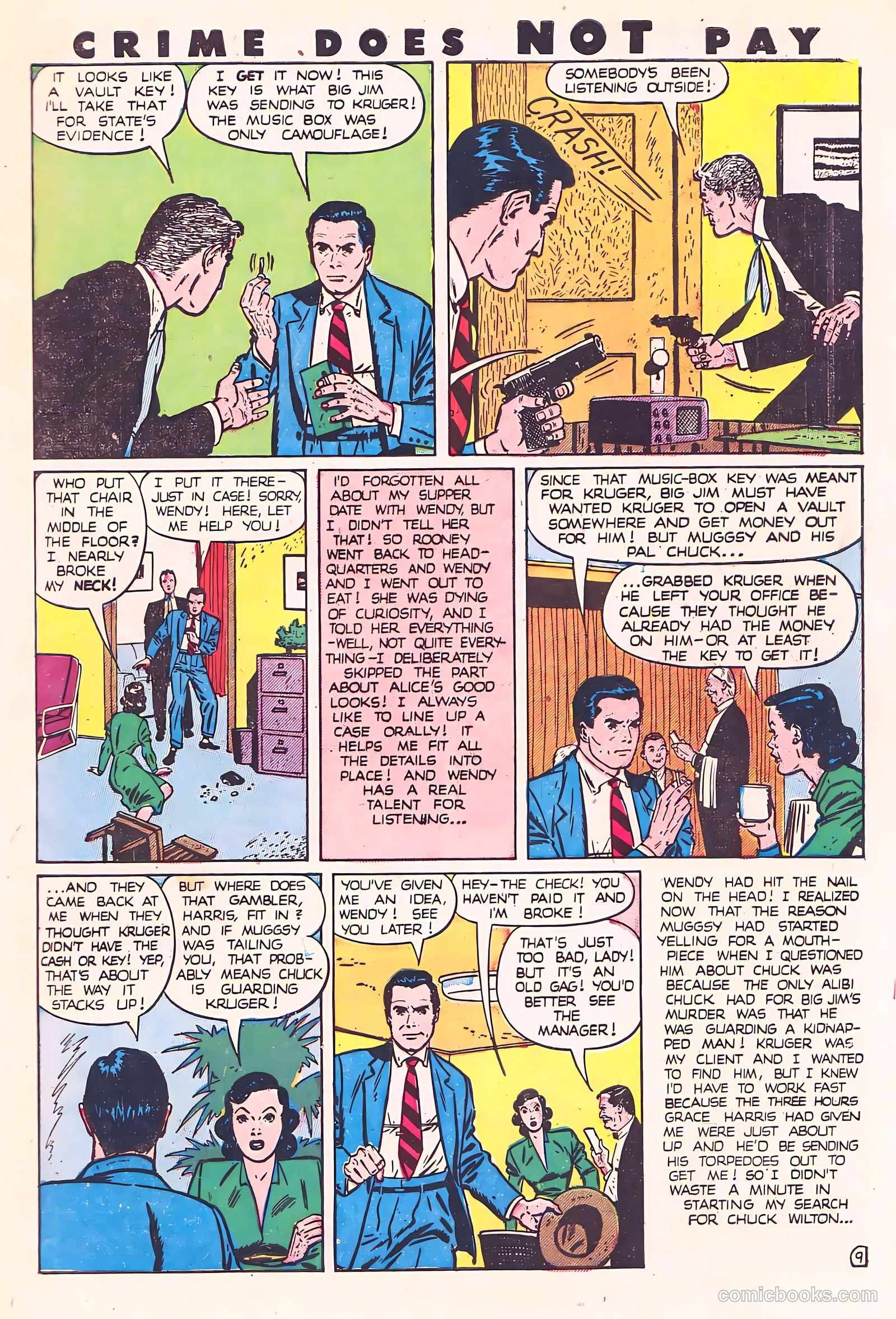 Crime Does Not Pay #87 (1950) — page 11 of 53