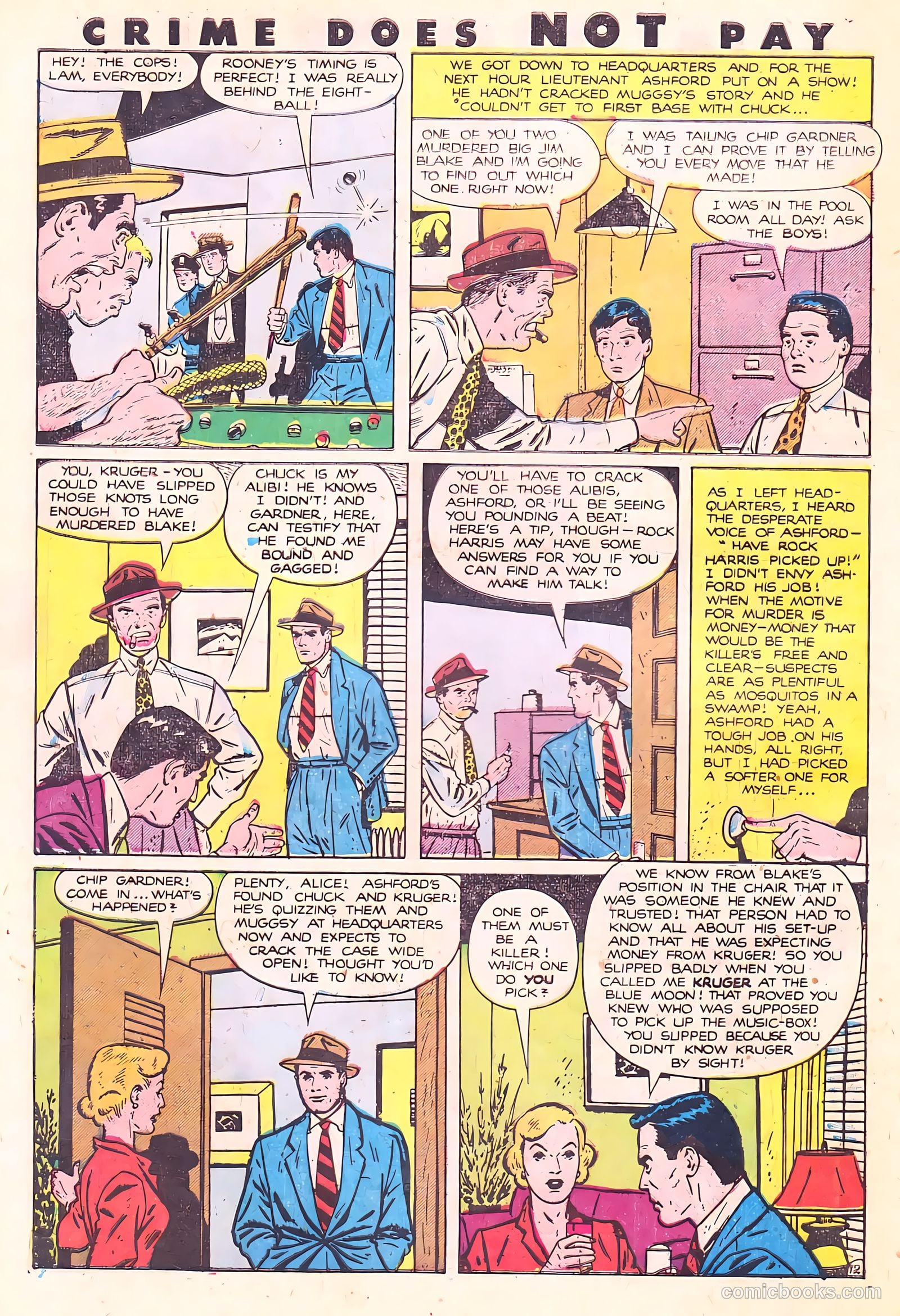 Crime Does Not Pay #87 (1950) — page 14 of 53
