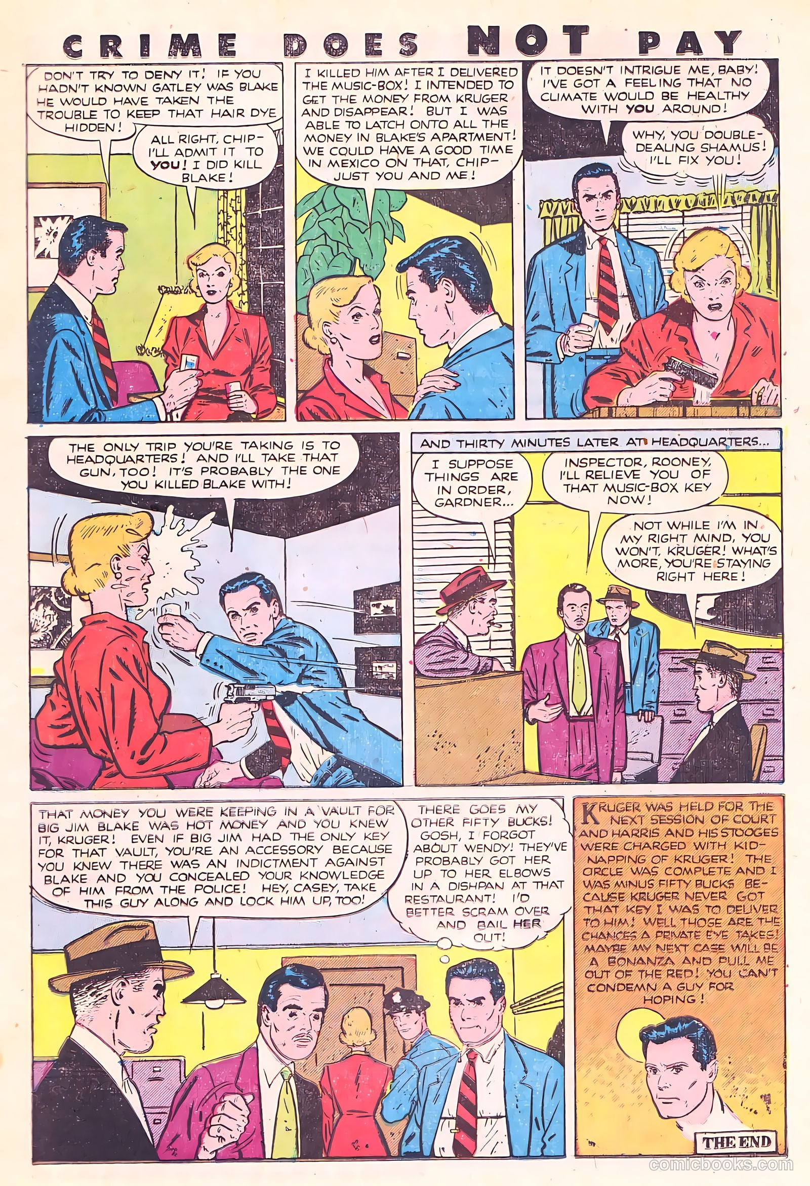 Crime Does Not Pay #87 (1950) — page 15 of 53