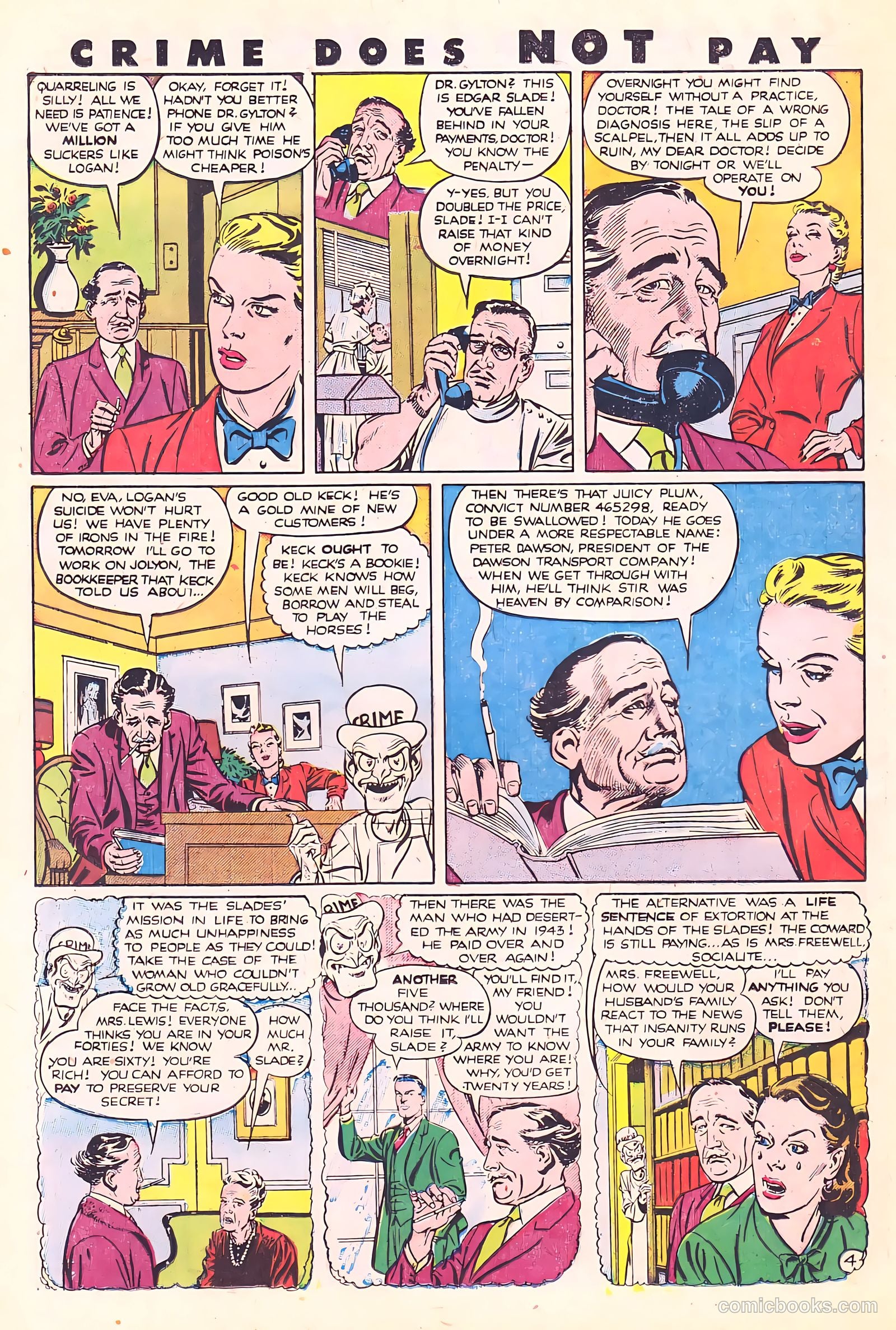 Crime Does Not Pay #87 (1950) — page 22 of 53