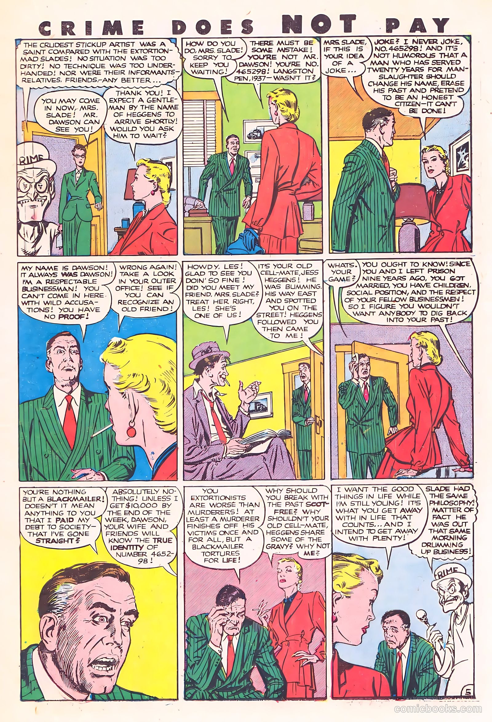 Crime Does Not Pay #87 (1950) — page 23 of 53