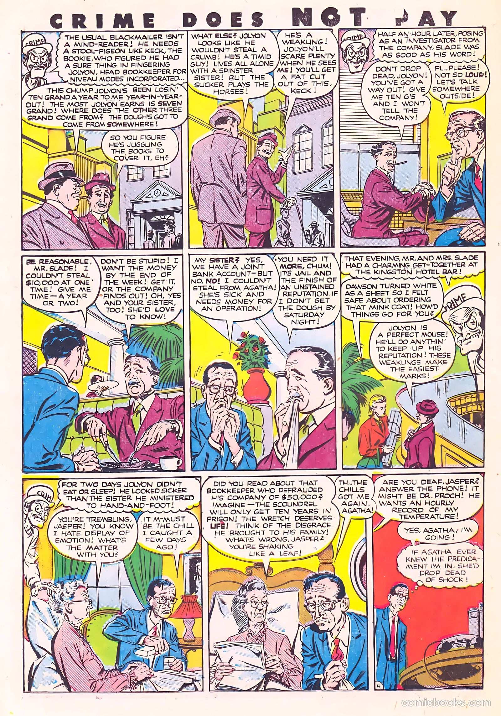 Crime Does Not Pay #87 (1950) — page 24 of 53