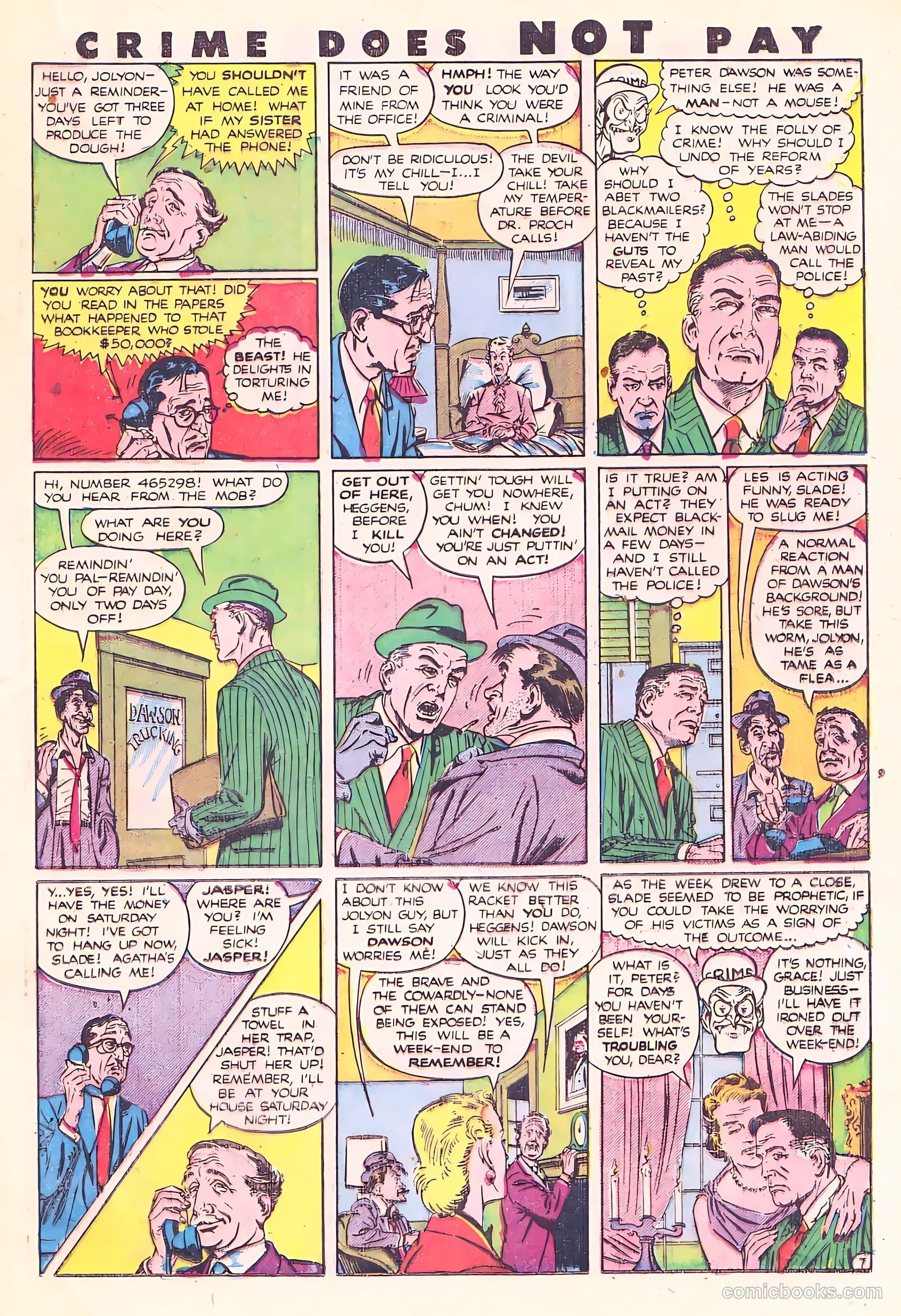 Crime Does Not Pay #87 (1950) — page 25 of 53