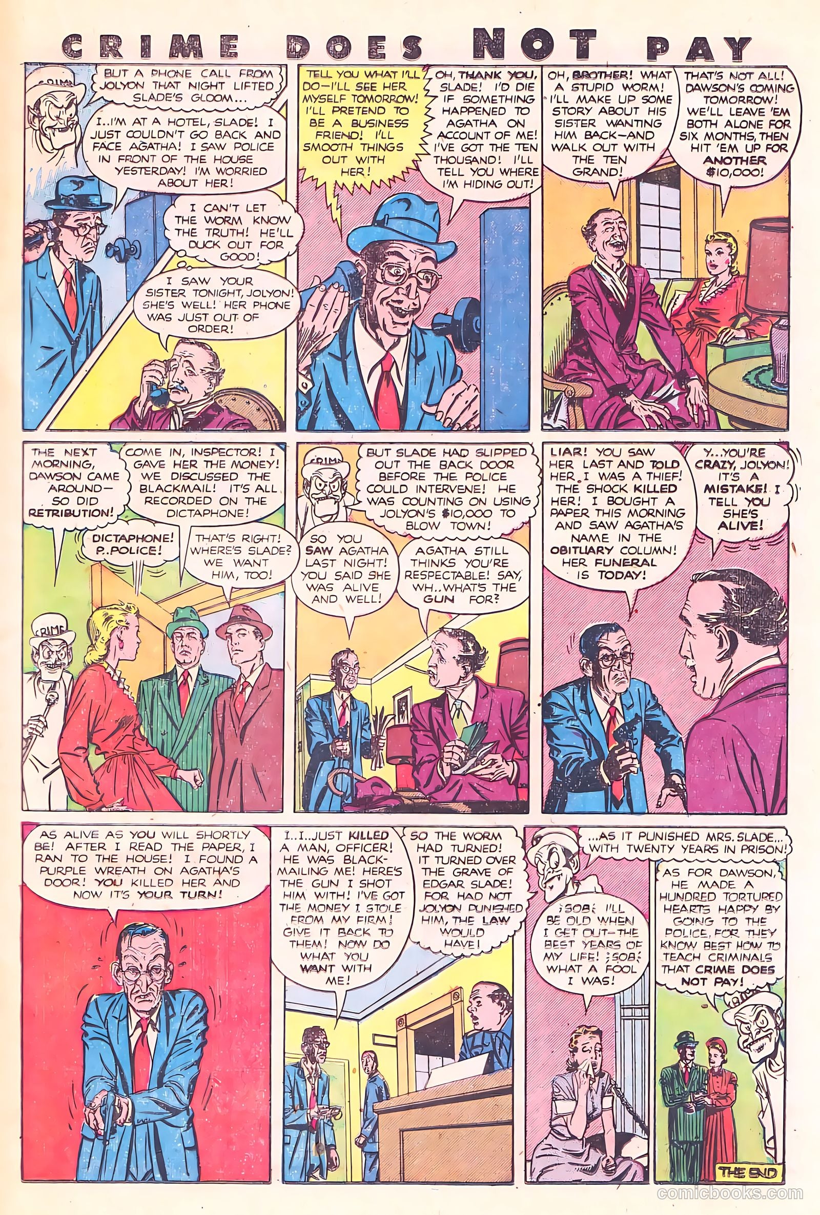 Crime Does Not Pay #87 (1950) — page 27 of 53