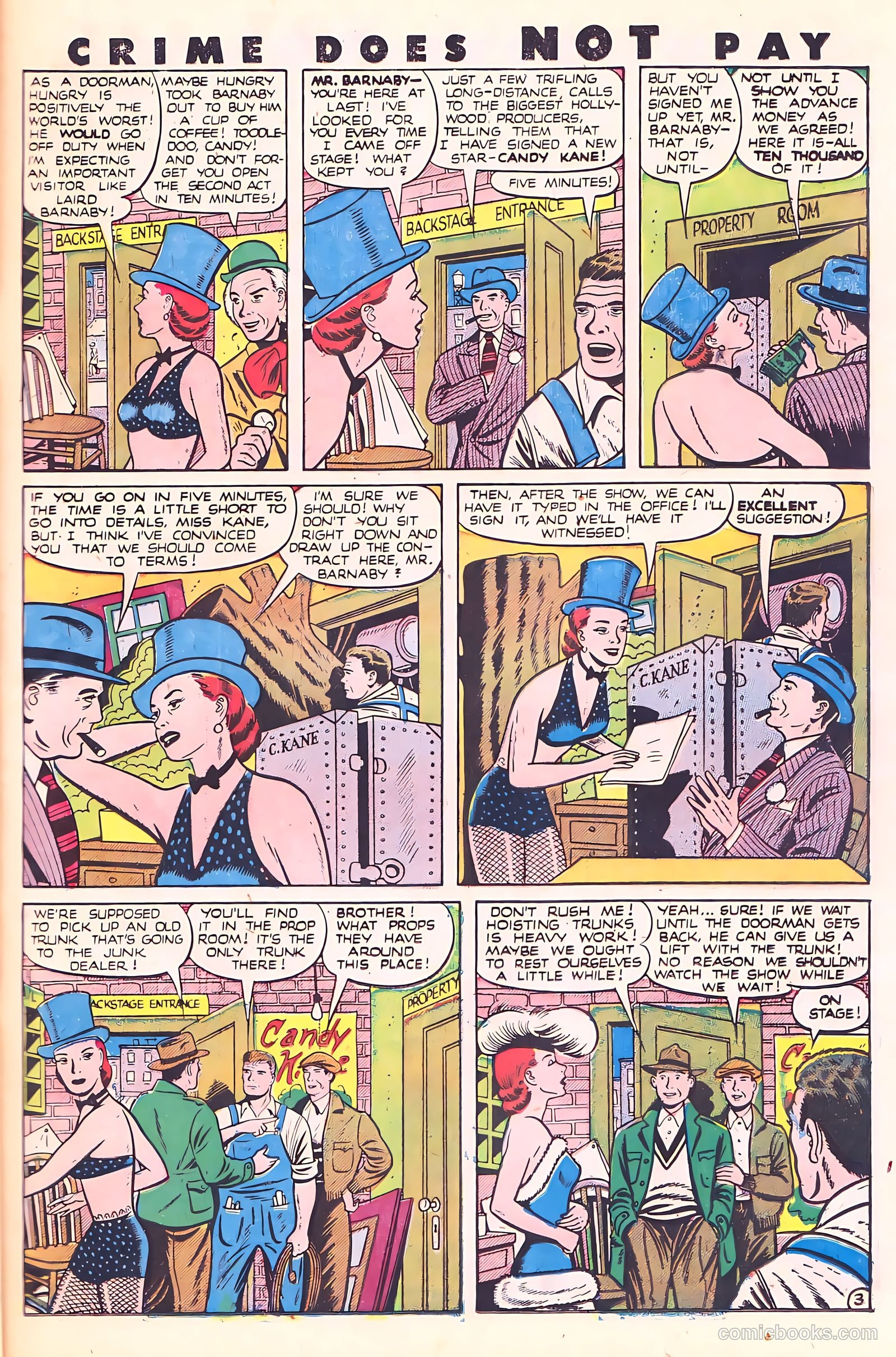 Crime Does Not Pay #87 (1950) — page 31 of 53