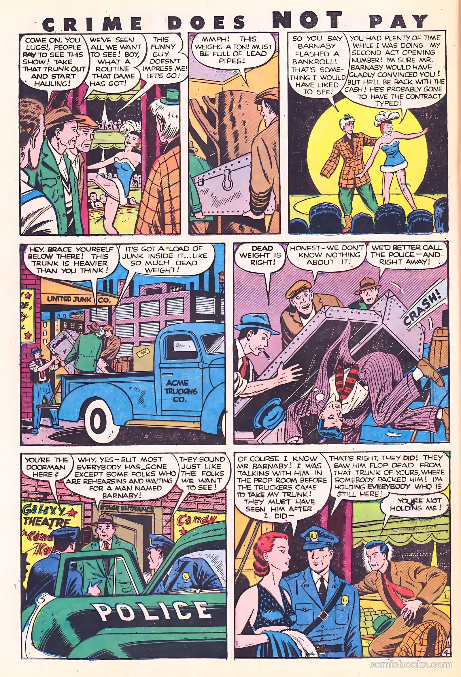 Crime Does Not Pay #87 (1950) — page 32 of 53
