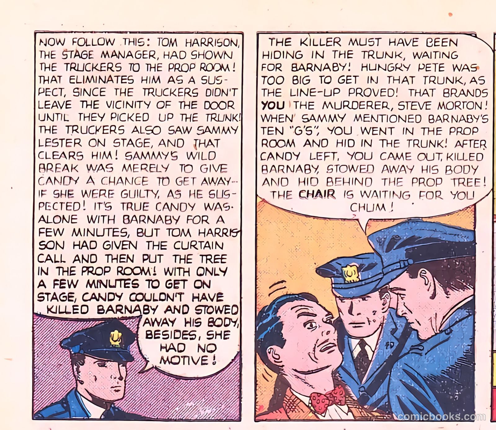 Crime Does Not Pay #87 (1950) — page 34 of 53
