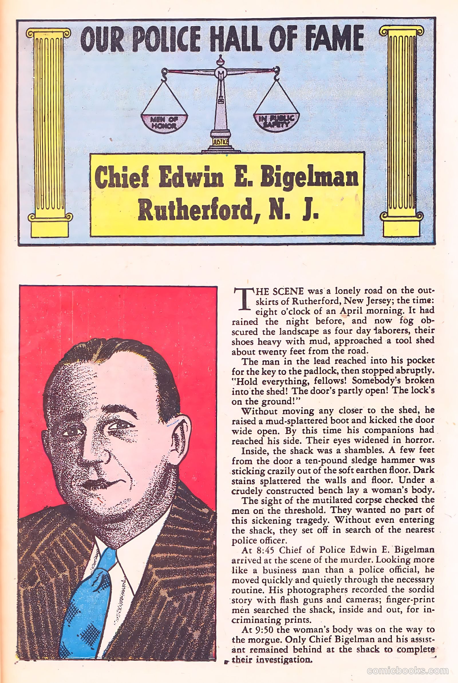 Crime Does Not Pay #87 (1950) — page 36 of 53