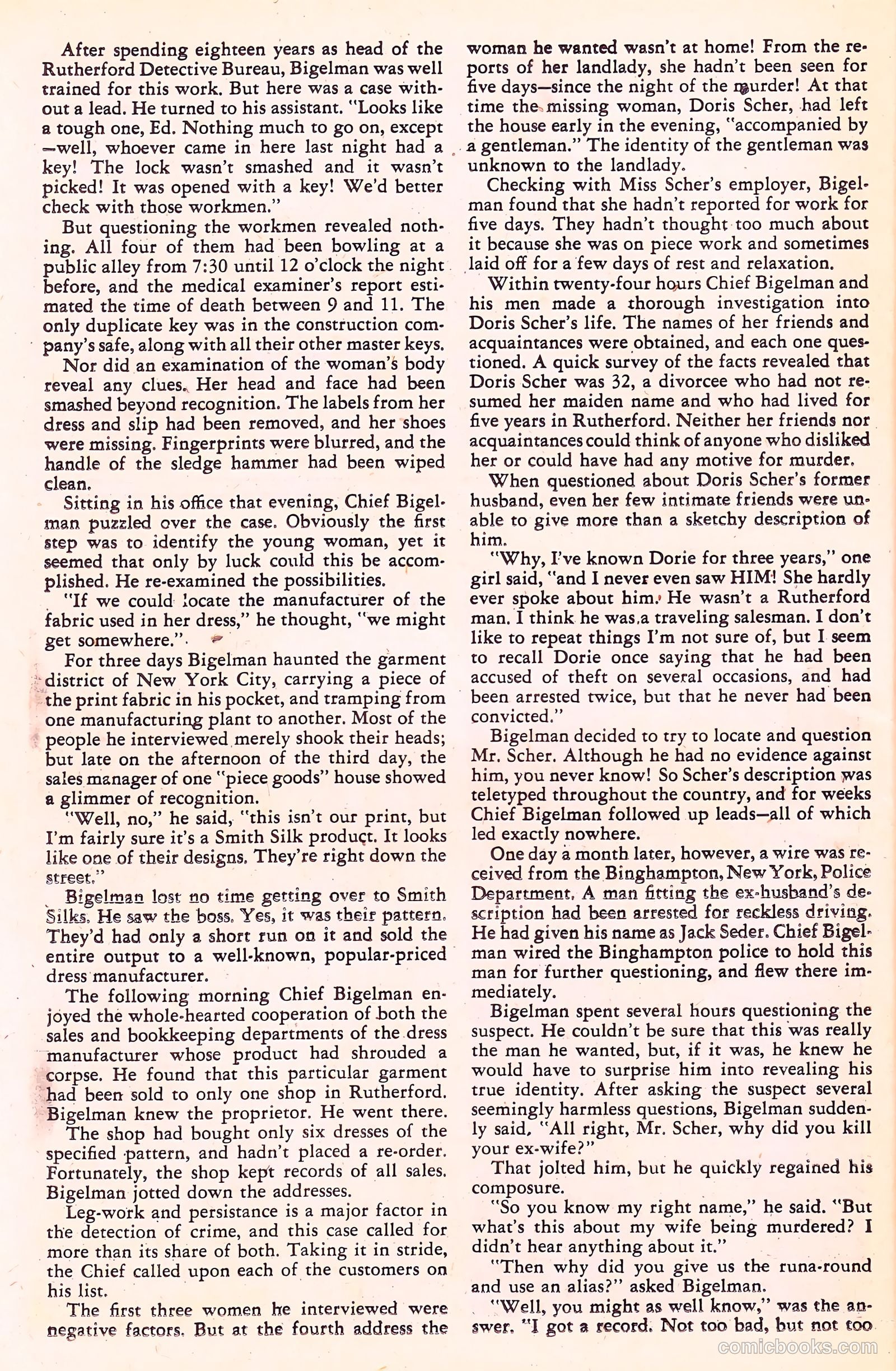 Crime Does Not Pay #87 (1950) — page 37 of 53