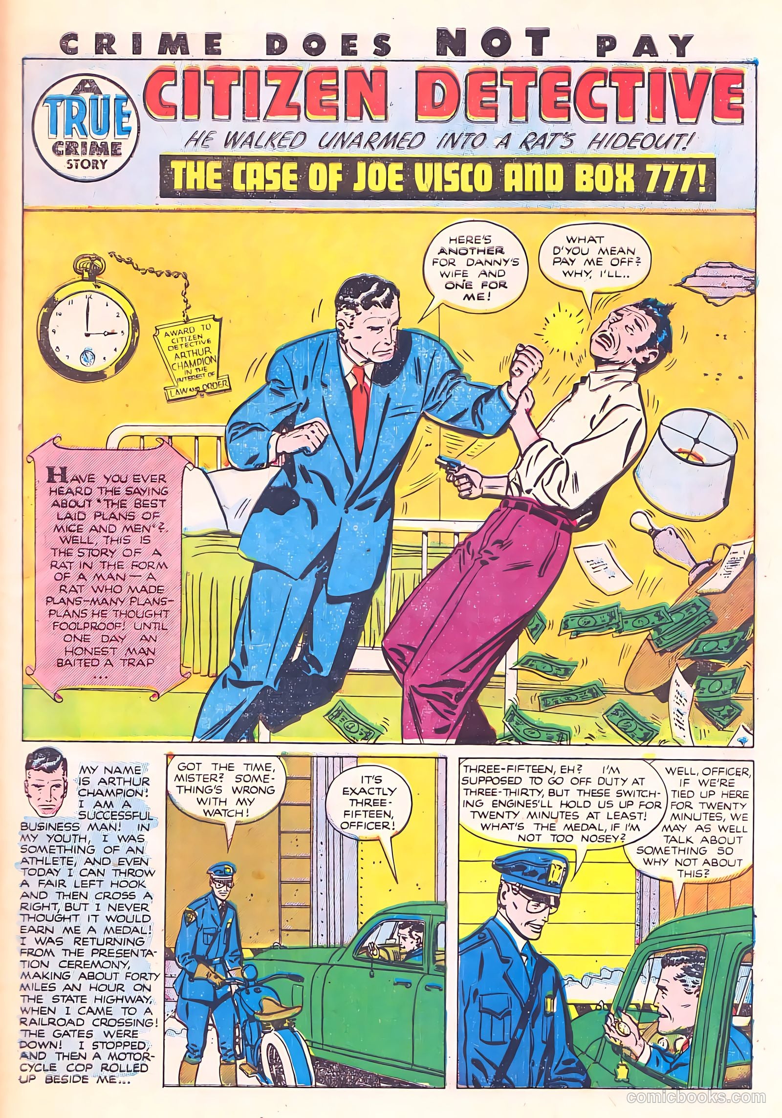 Crime Does Not Pay #87 (1950) — page 40 of 53