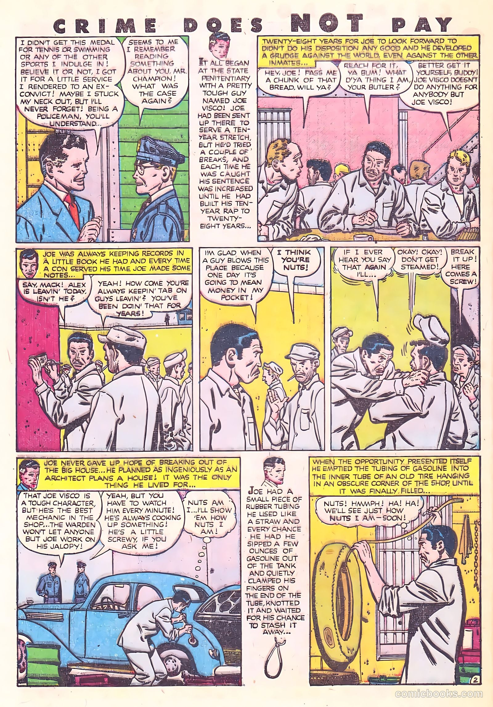 Crime Does Not Pay #87 (1950) — page 41 of 53