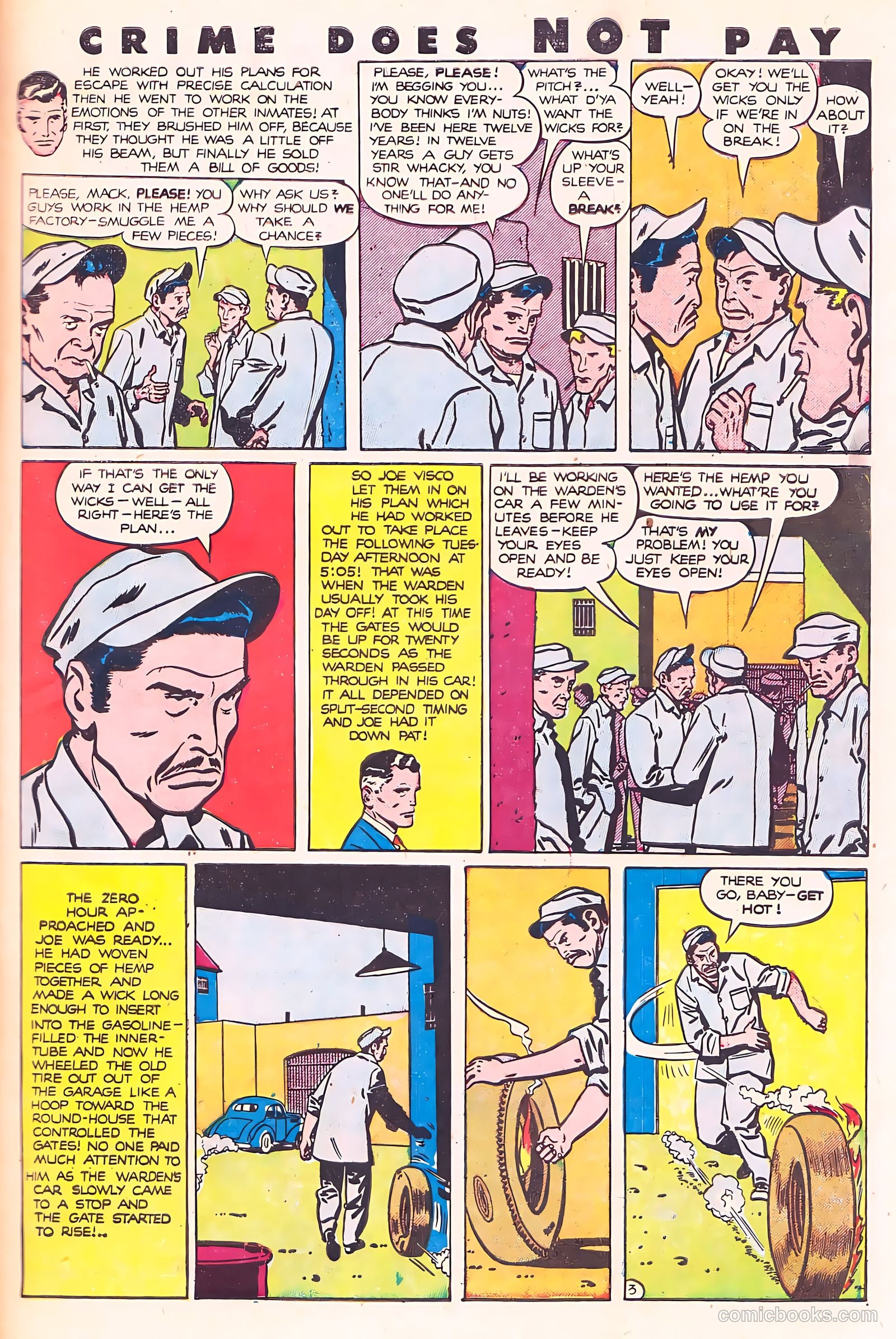 Crime Does Not Pay #87 (1950) — page 42 of 53