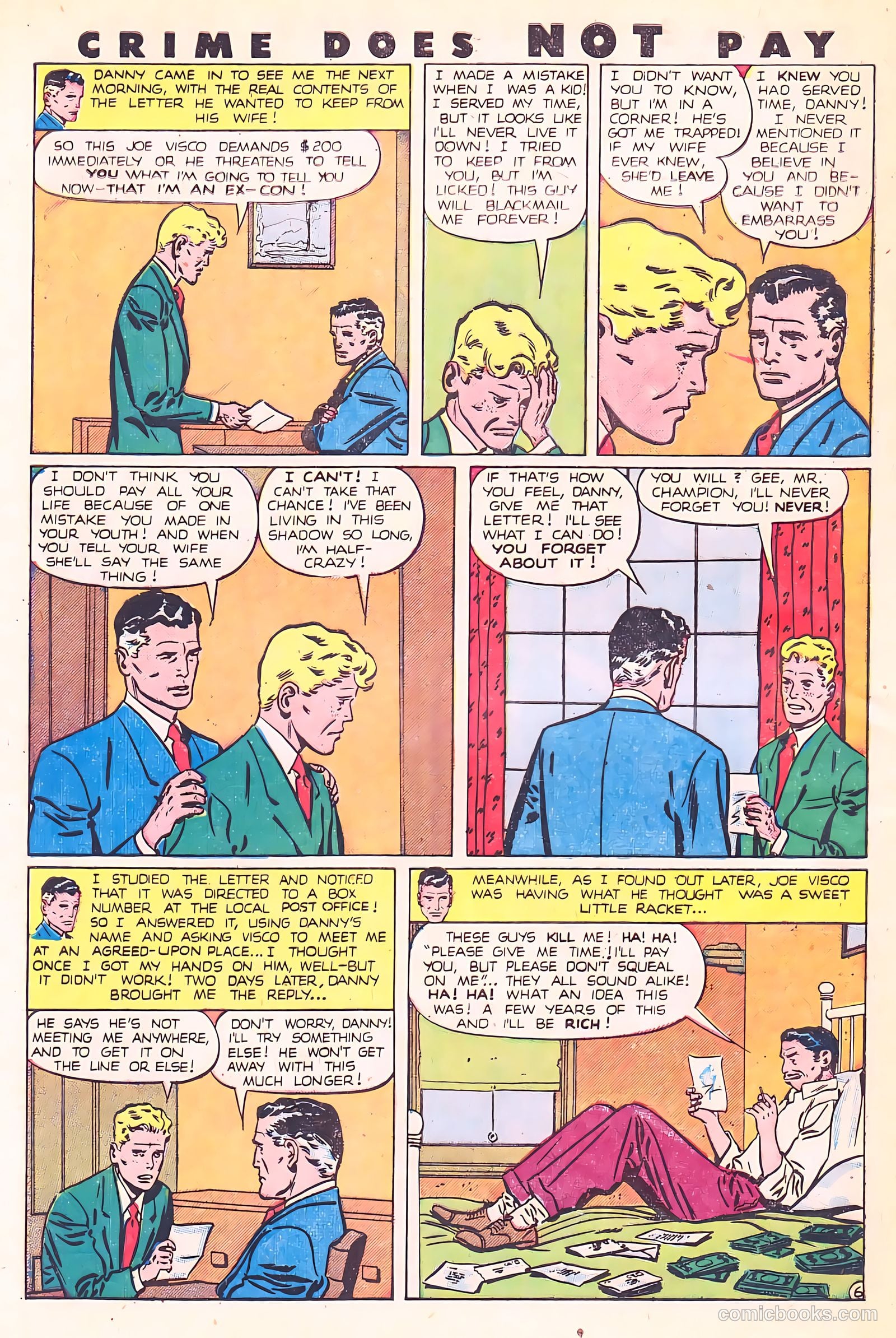 Crime Does Not Pay #87 (1950) — page 45 of 53
