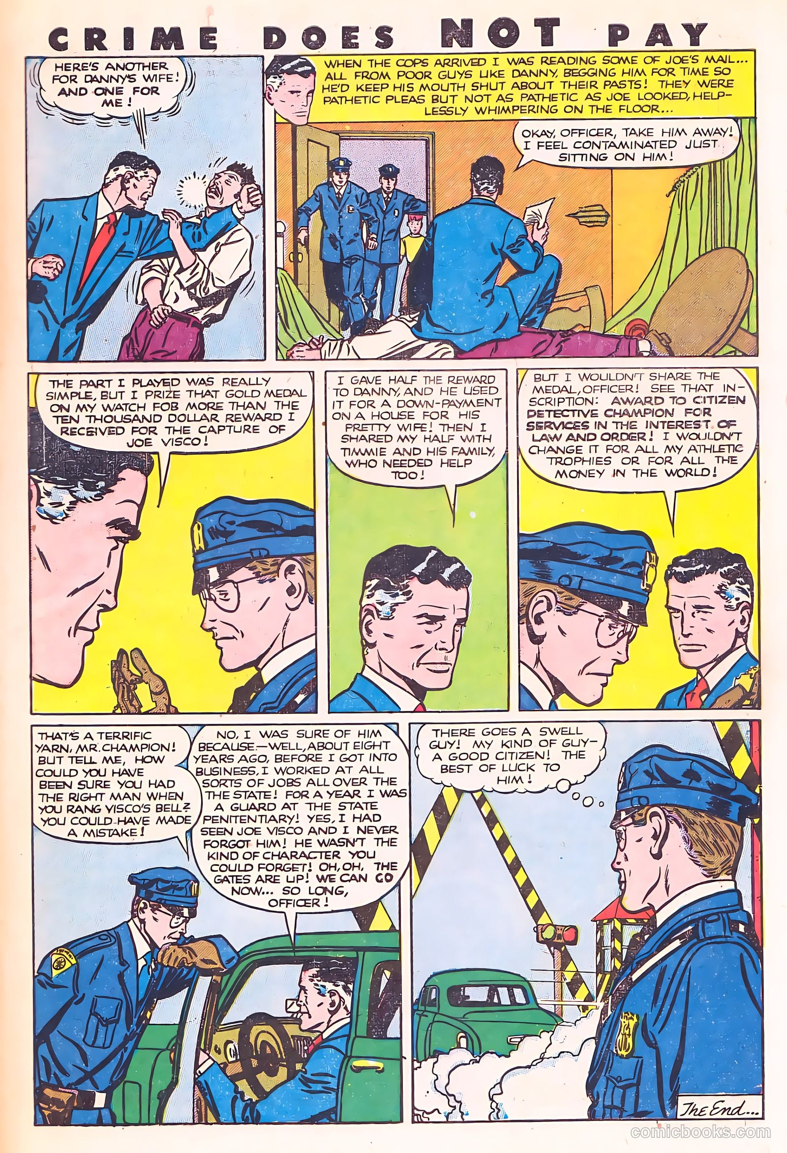 Crime Does Not Pay #87 (1950) — page 48 of 53