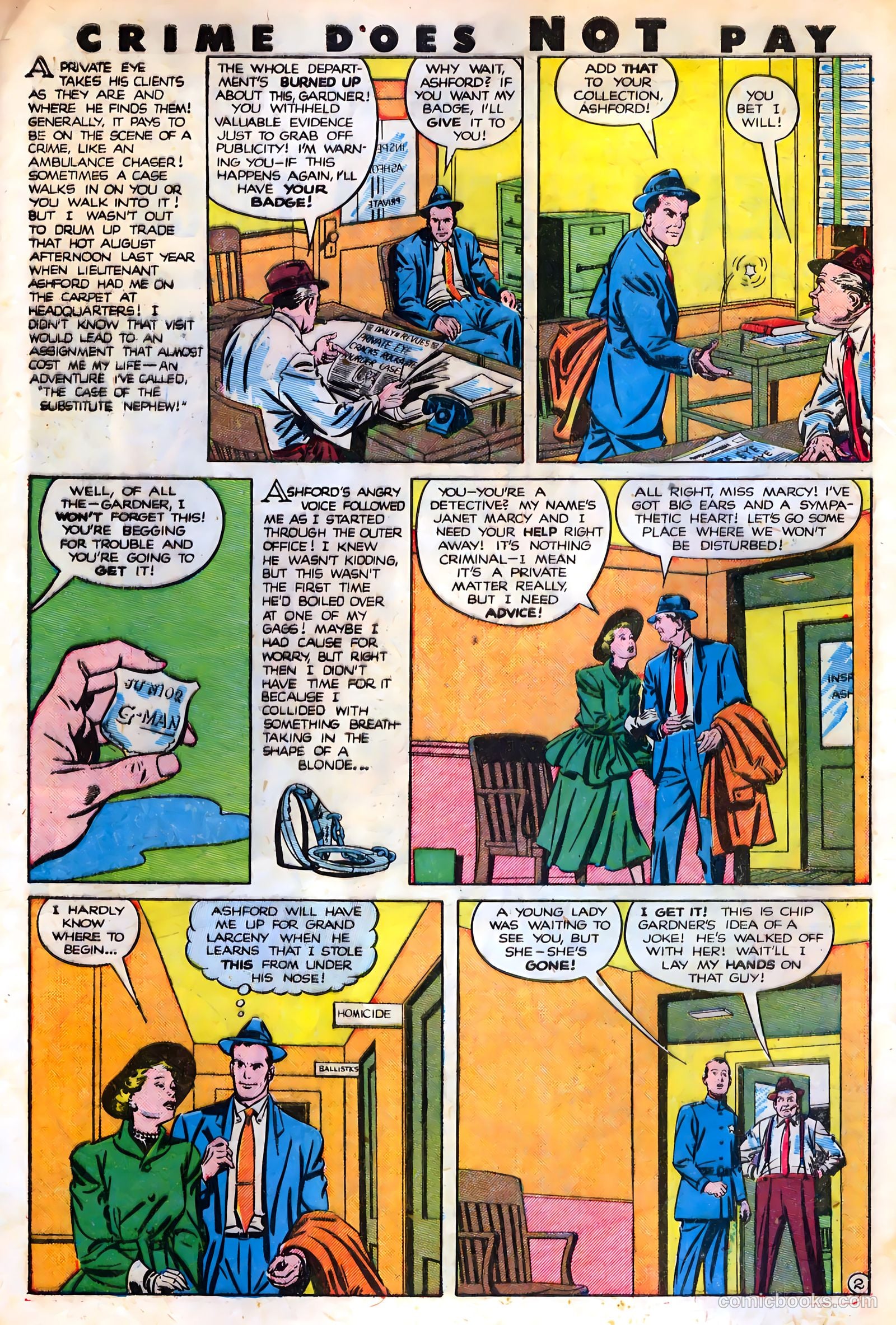 Crime Does Not Pay #88 (1950) — page 4 of 52